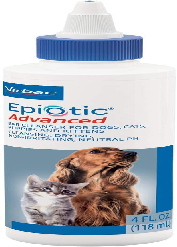 Virbac Epi-Otic Advanced Ear Cleanser For Dogs and Cats 4oz Bottle