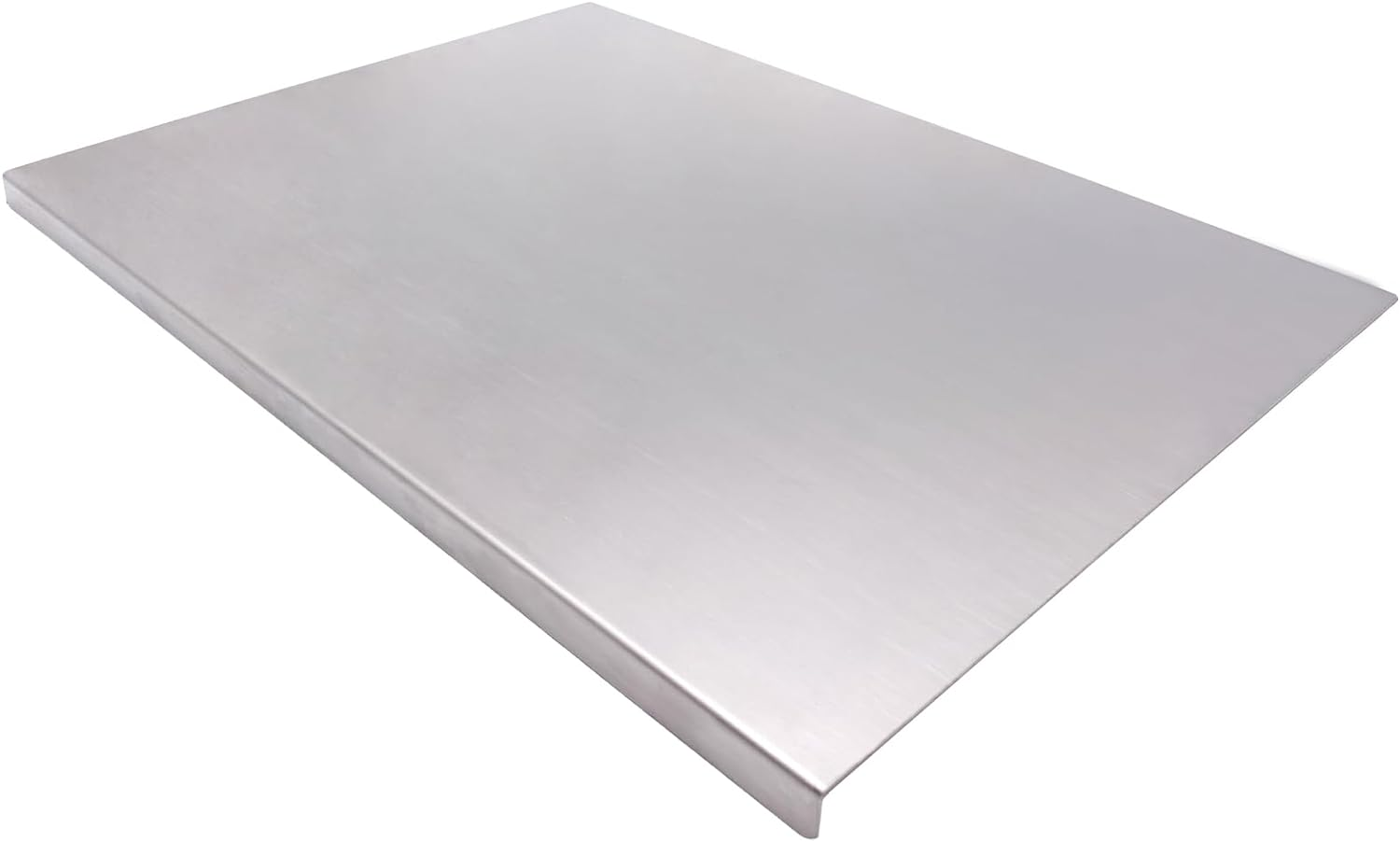Stainless Steel Cutting Boards for the Kitchen, Suitable for Meat, Fruits, Vegetables, Bread, and Baking Large-Sized Cutting Boards (40 X 30Cm/15.7 X 11.8 In)