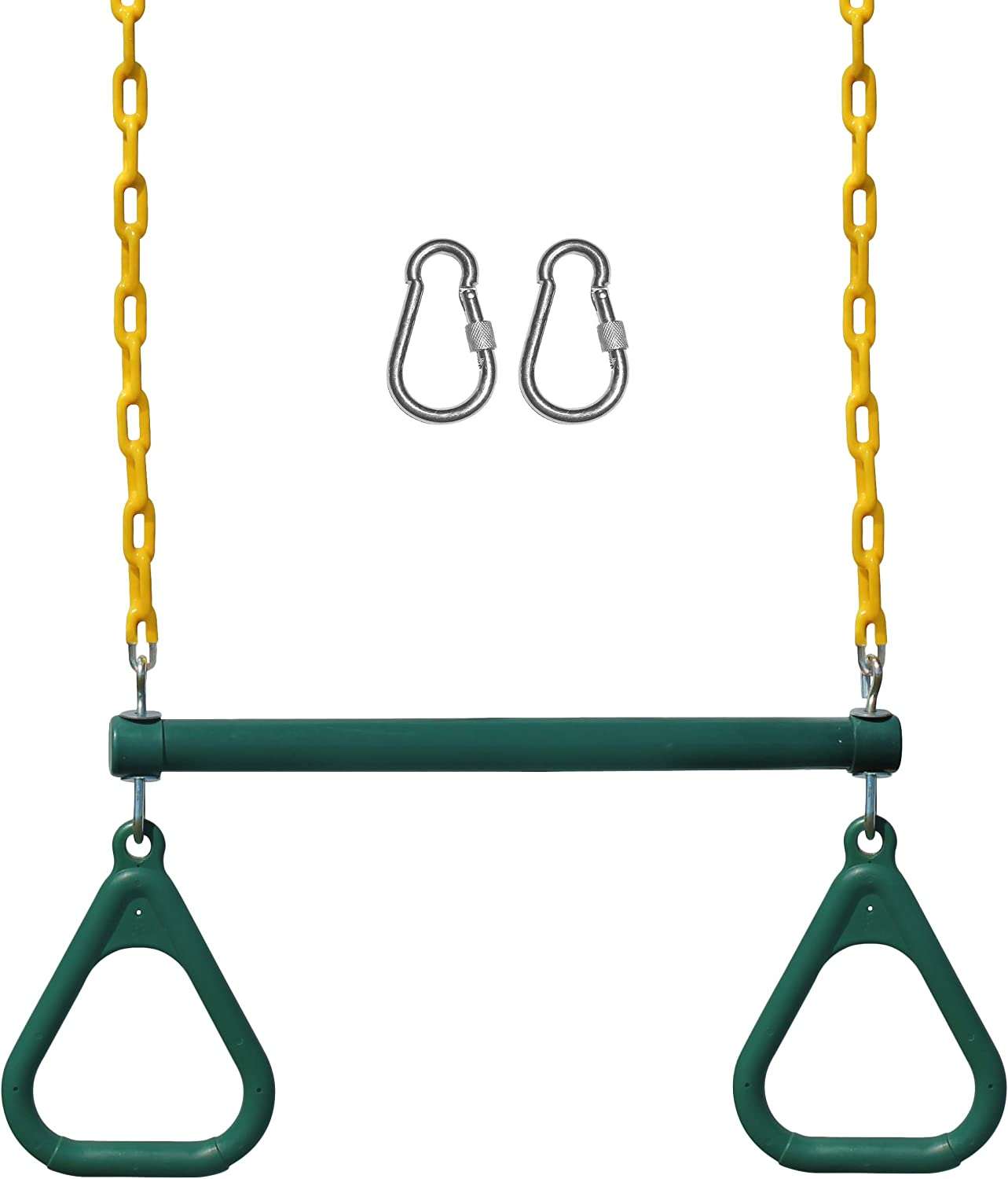 Jungle Gym Kingdom Swing Sets for Backyard, Monkey Bars & Swingset Accessories - Set Includes 18