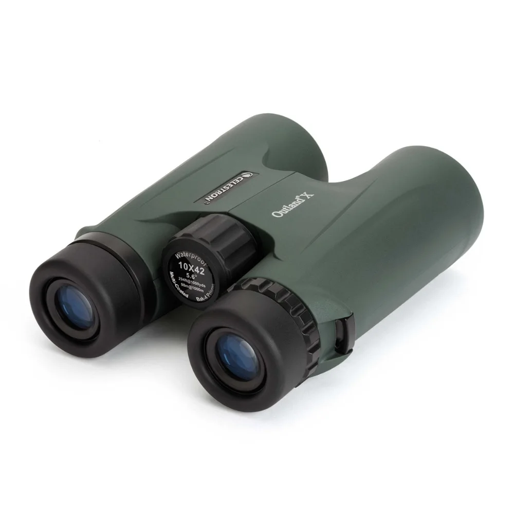 Celestron 10x42 Outland X Astronomical Telescope Rain Cover Shoulder Strap Army Green