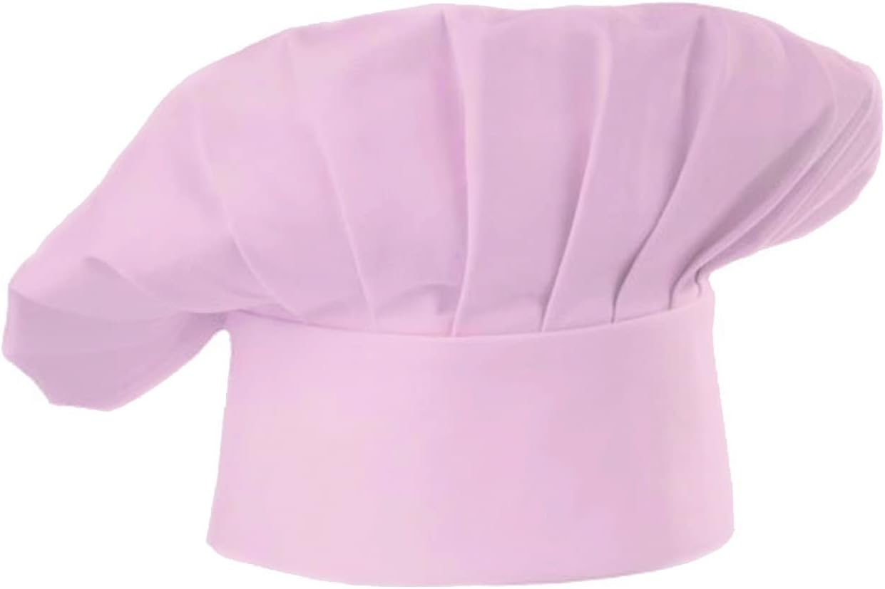 Chef Hat Adult Adjustable Elastic Baker Kitchen Cooking Chef Cap for Adult/Kids