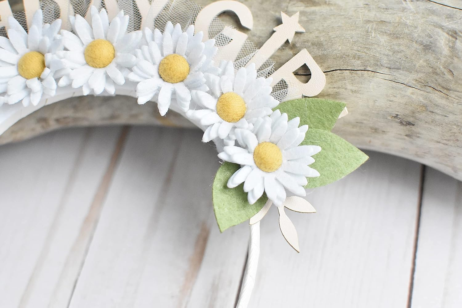 California Tot Animal Headbands with Glitter Ears & Felt Flowers for Toddlers... - Picture 6 of 17