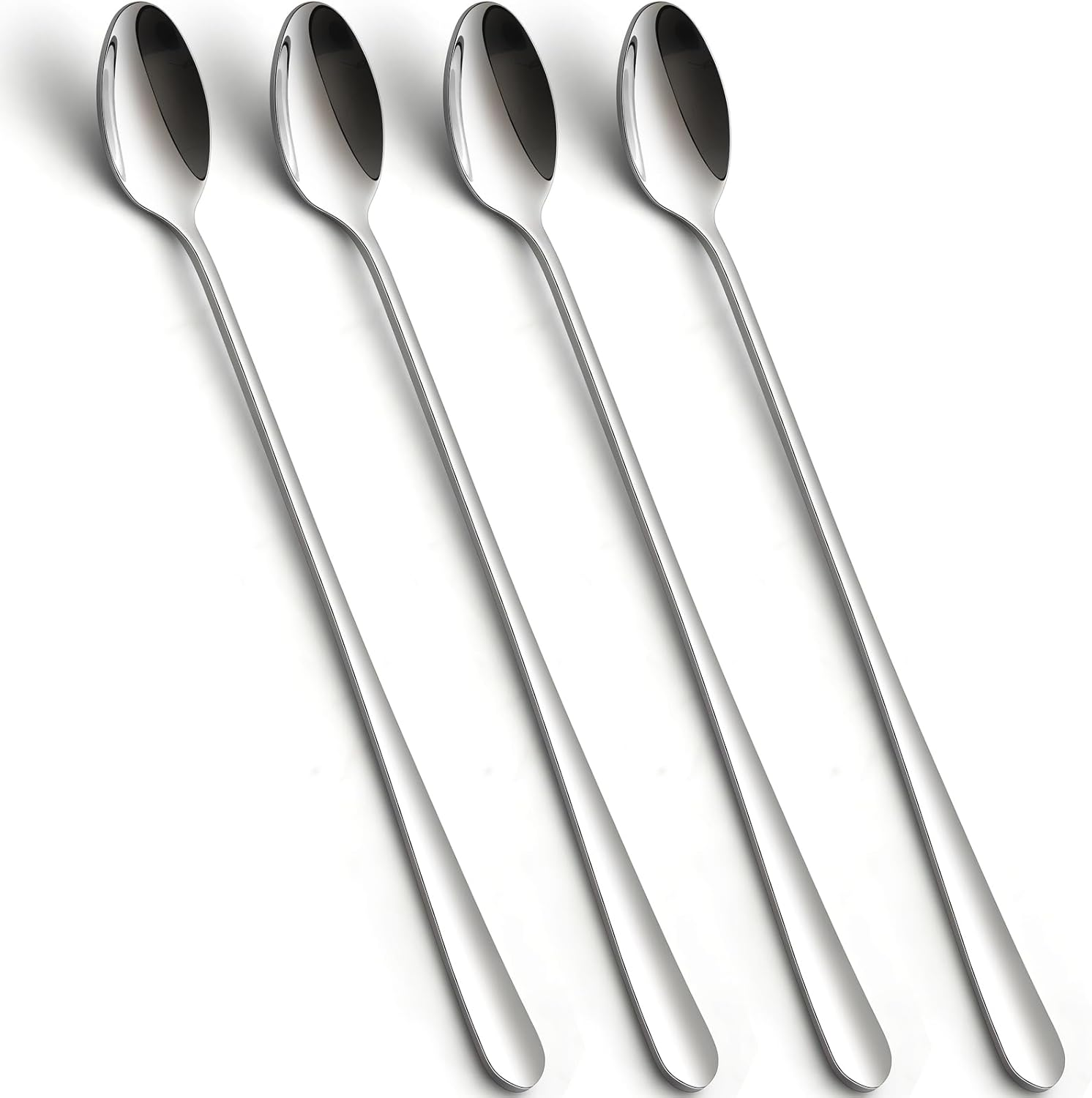 tiokin Long Handle Spoons, 223mm Teaspoons with Long Handle, Stainless Steel ... - Picture 9 of 17