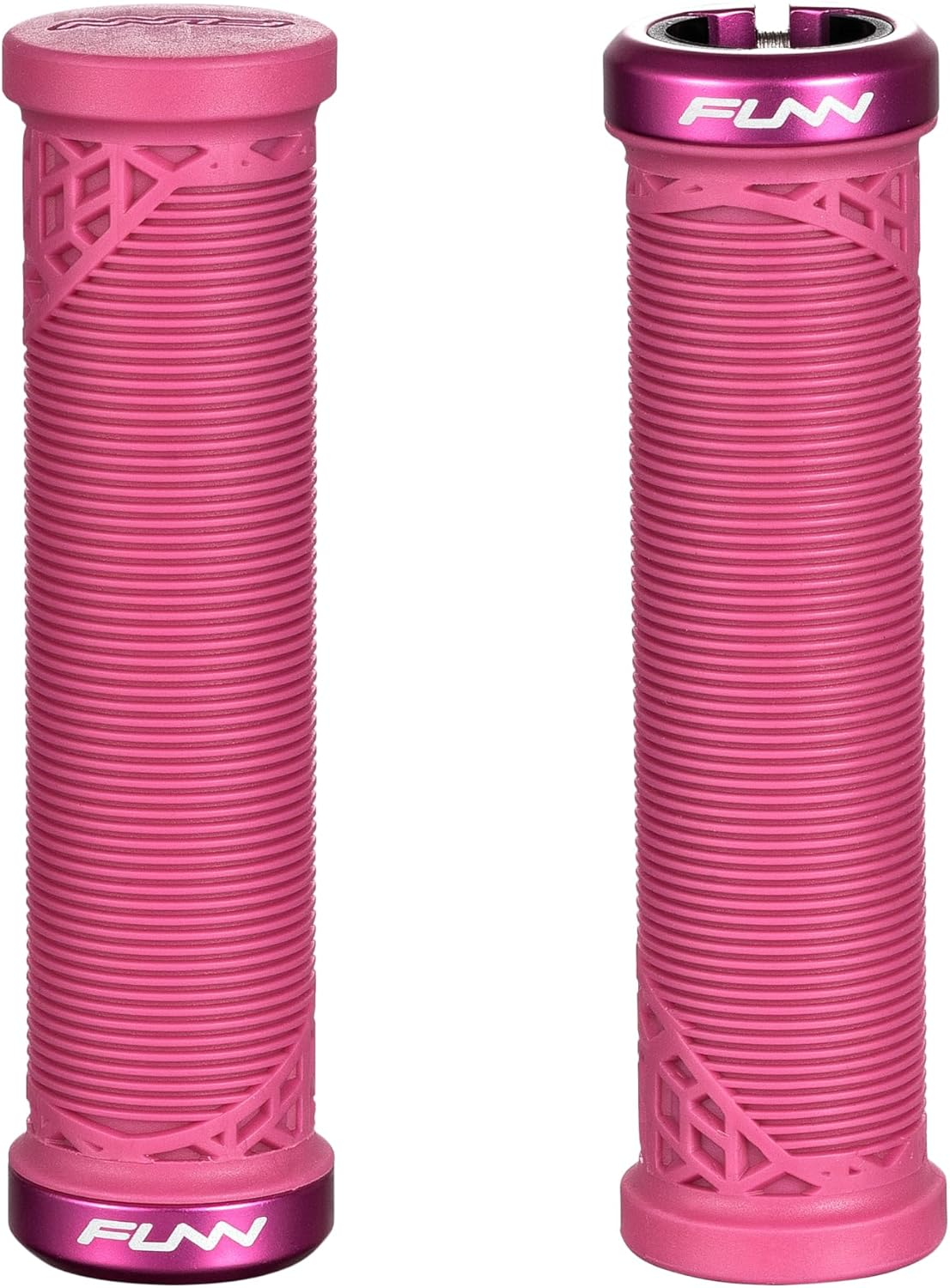 Hilt JR Mountain Bike Handlebar Grips with Single Lock on Clamp, Bicycle H