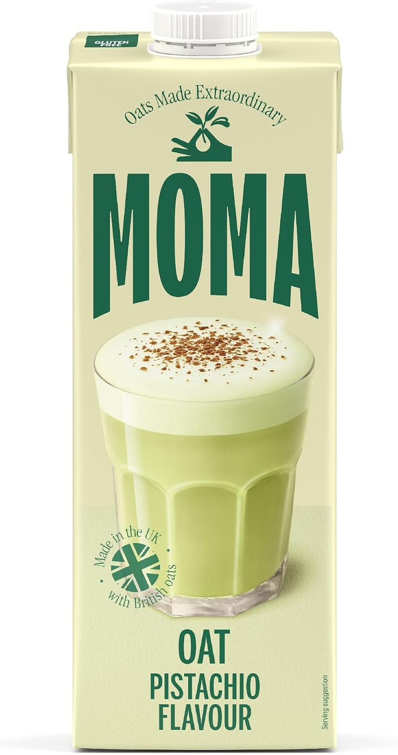 MOMA Pistachio Oat Drink • 1L • No Added Sugar • Vegan, Nut Free & GF