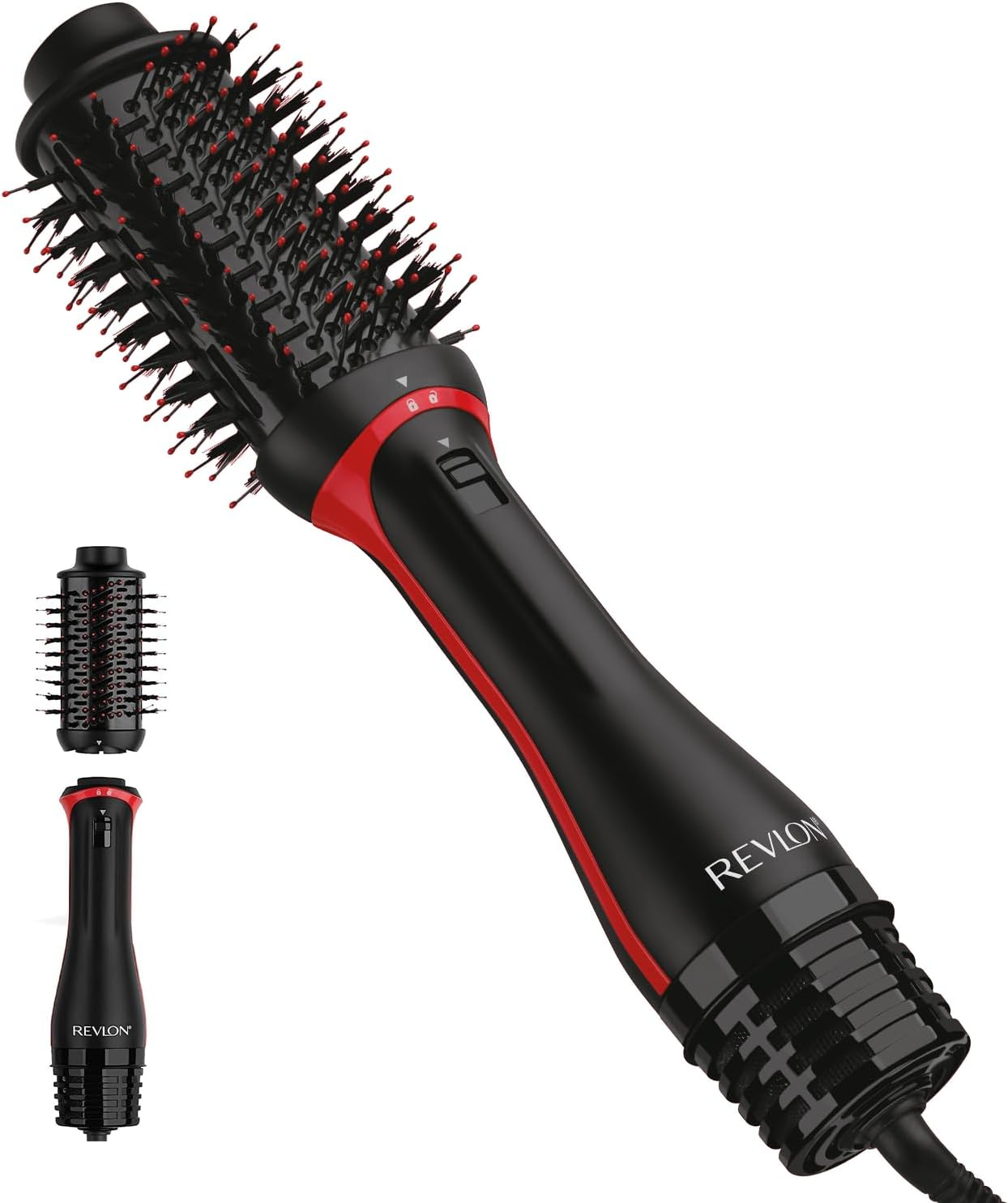 One-Step Volumizer plus Hair Dryer and Styler, 2.4 in Barrel, Black