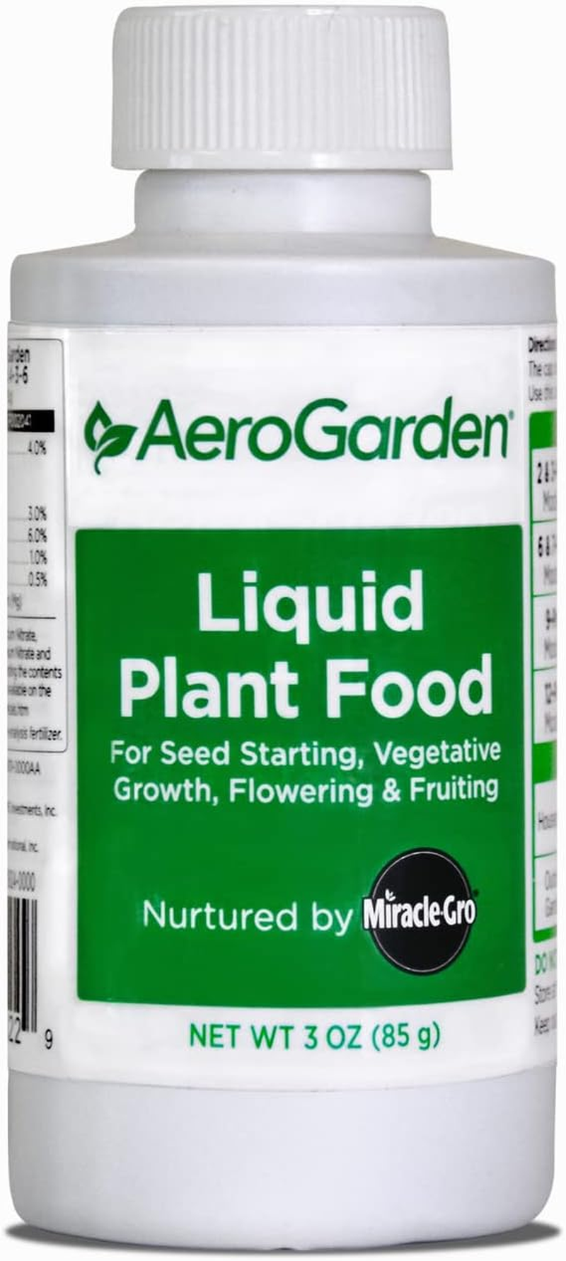 Miracle-Gro Aerogarden Liquid Plant Fertilizer for Use in Aerogarden  Hydroponic | eBay
