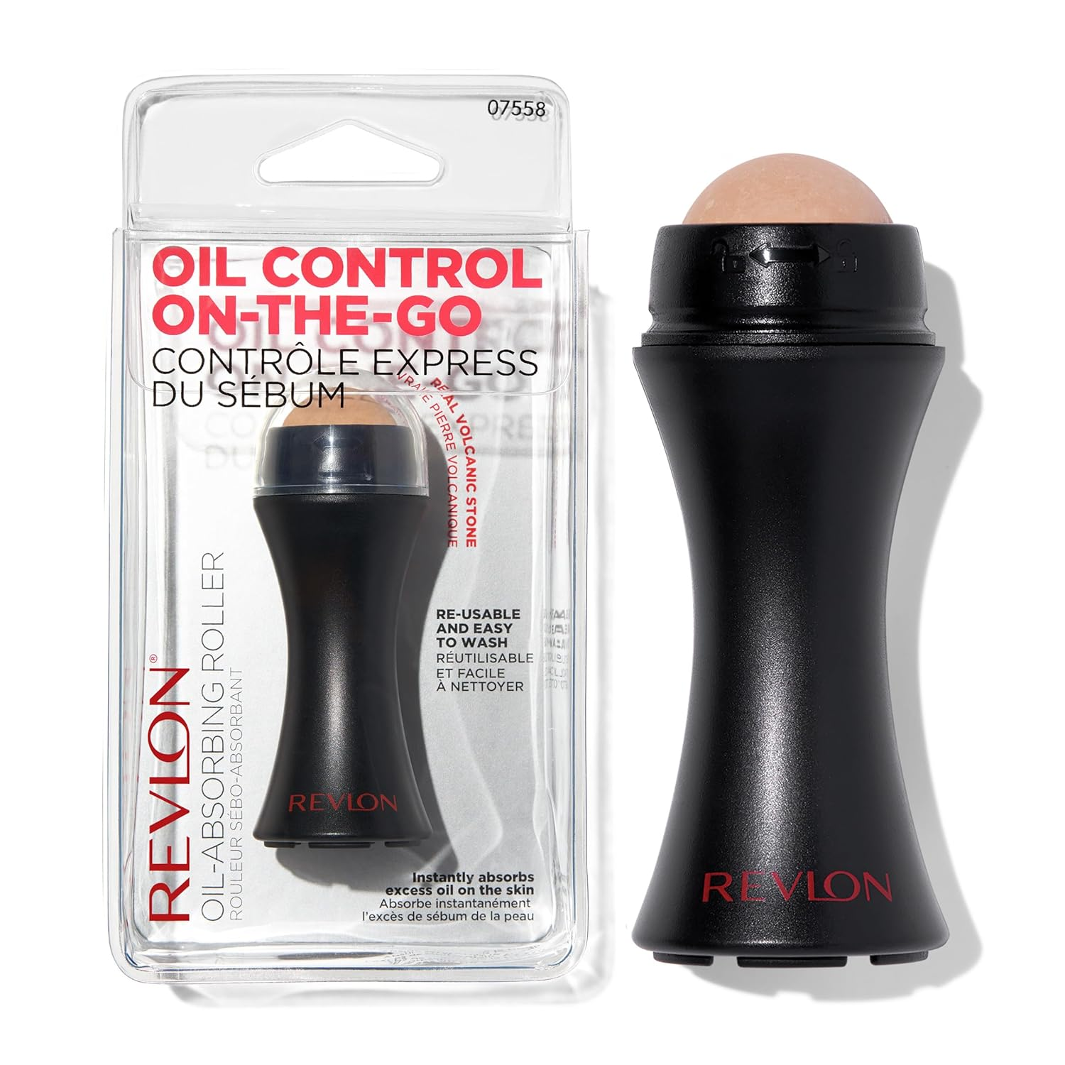 Volcanic Oil-Absorbing Face Roller Skincare Tool