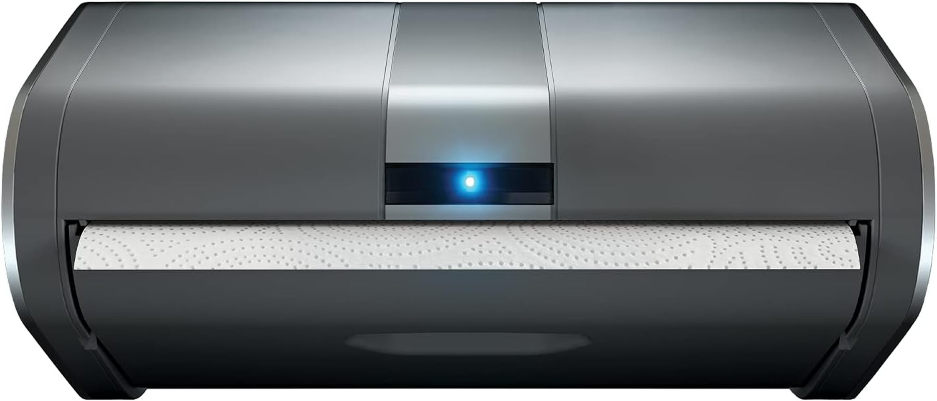 Innovia Automatic Paper Towel Dispenser. Touchless Technology. Works with Most Paper Towel Brands and Sizes. Dispenses the Number of Sheets You Need. Grey, under Cabinet Mounted.