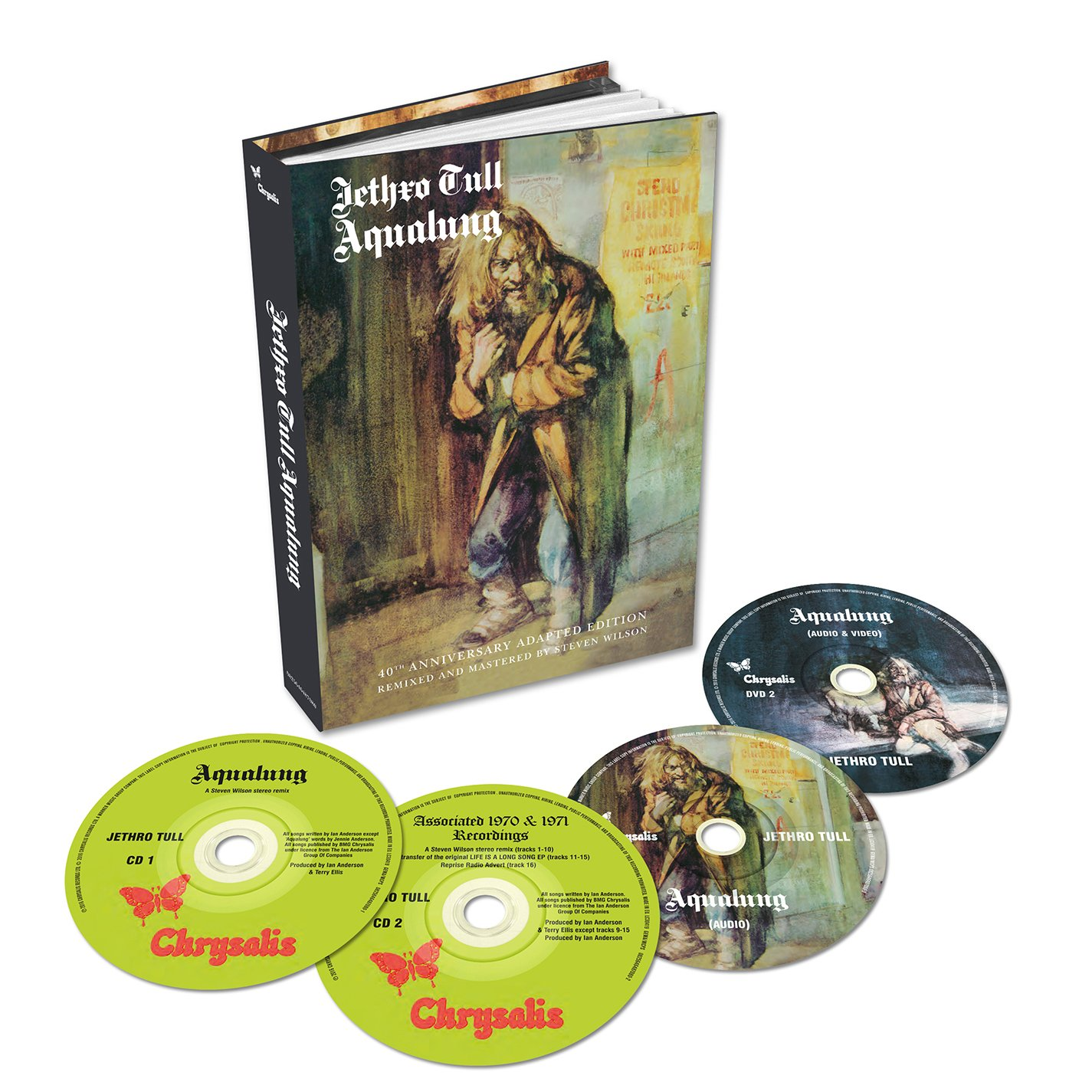 Jethro Tull Aqualung 2CD Steven Wilson Remix 40th Anniversary Deluxe Set