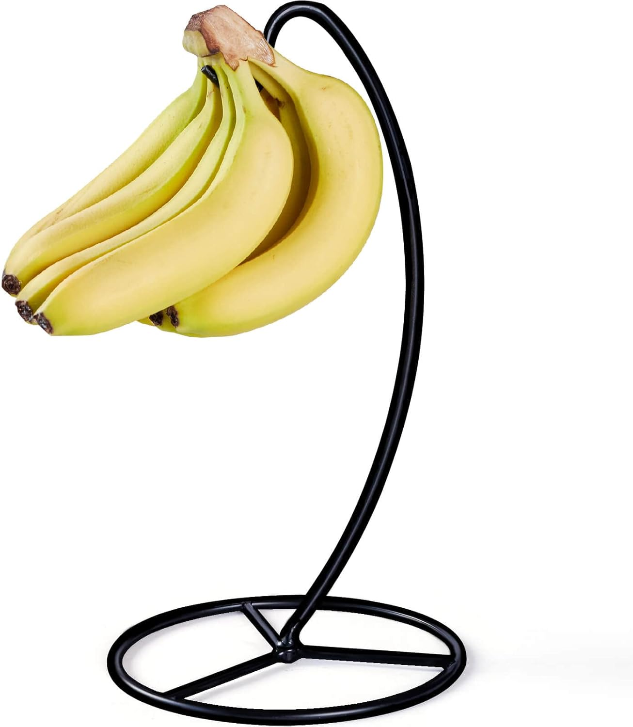 Banana Holder Stand,Banana Hanger Stand Black, Metal Bananas Tree Hanger to Keep