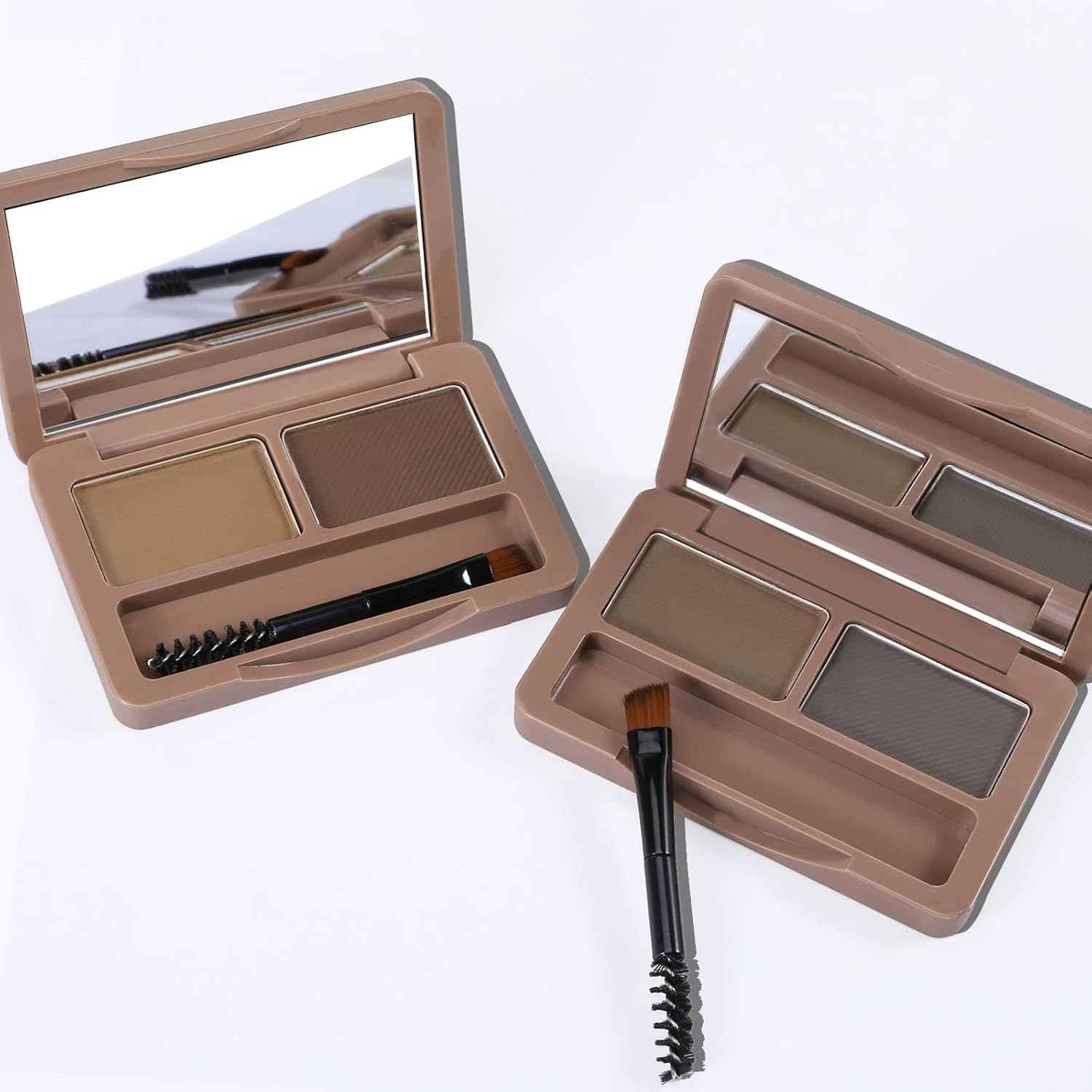 Boobeen Eyebrow Powder, 2-color Eyebrow Palette Makeup to Enhance & Define Br... - Picture 7 of 14