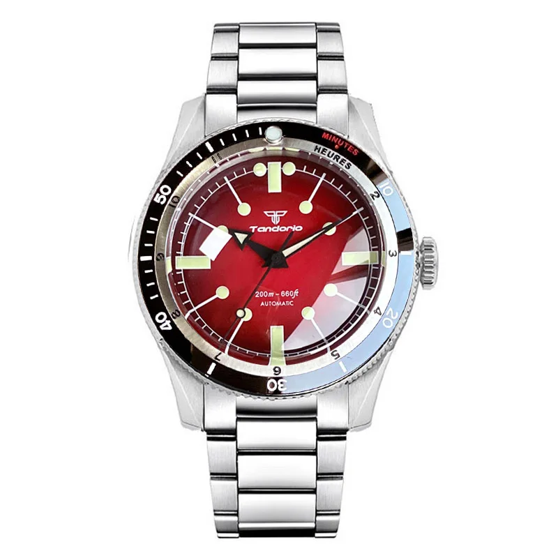 Tandorio 40mm Automatikuhr mit PT5000 oder NH35 Uhrwerk 20ATM Wasserdicht 