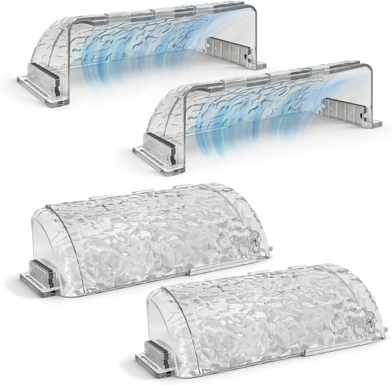 4 Pack Magnetic Air Vent Deflector for Ceiling, Wall & Floor Registers, Adjustab