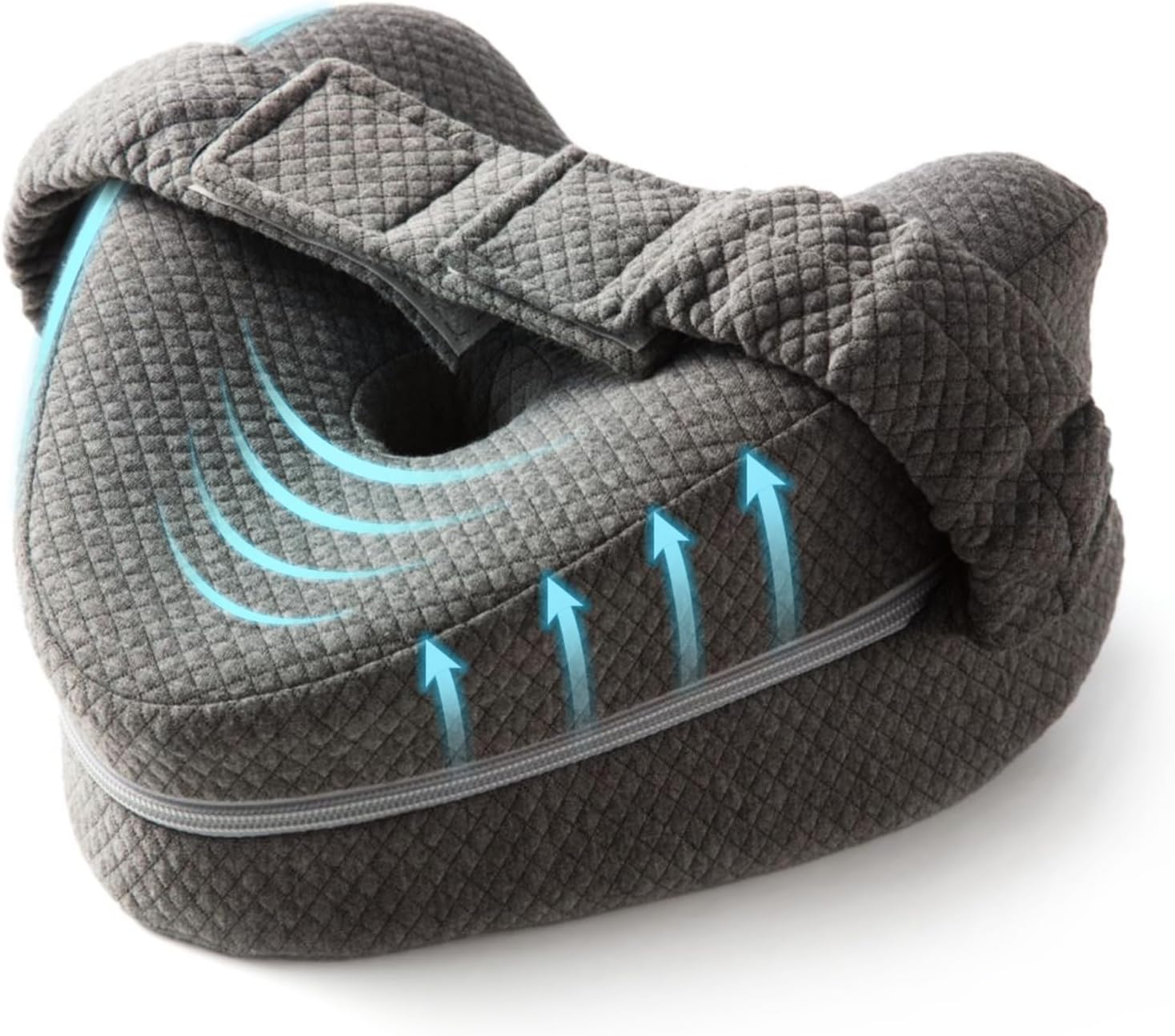 Knee Pillow for Side Sleepers Hip Pain - between Leg Pillow for Side Sleeping - Sciatica Pain Relief Pillow Supports Back Pain - Support Pillow between the Legs for Knee Support and Lower Back Pain