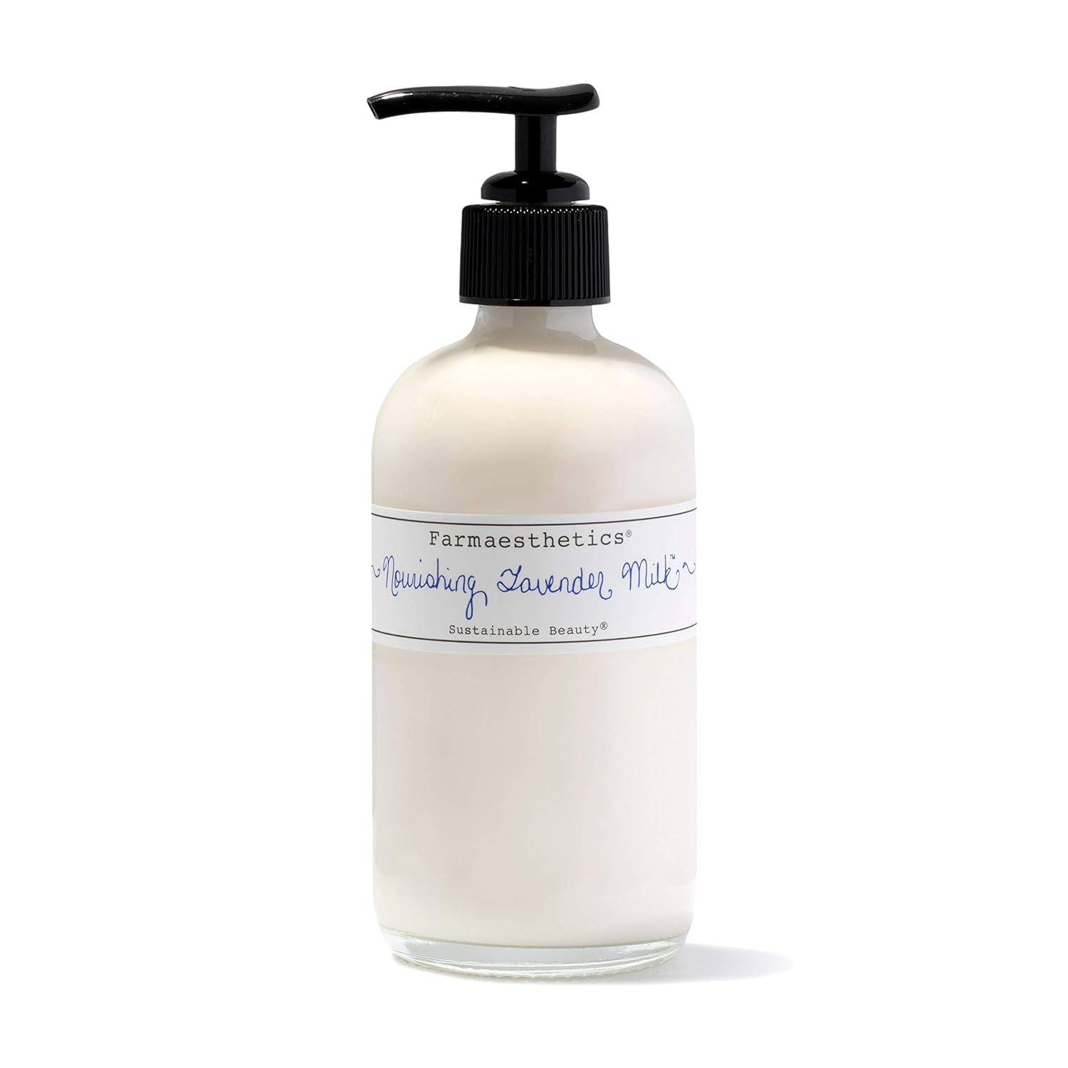 Nourishing Lavender Milk Face and Body Lotion (8Oz) | Ethically Sourced Sustainable Beauty | Clean, All Natural, Small Batch Skincare