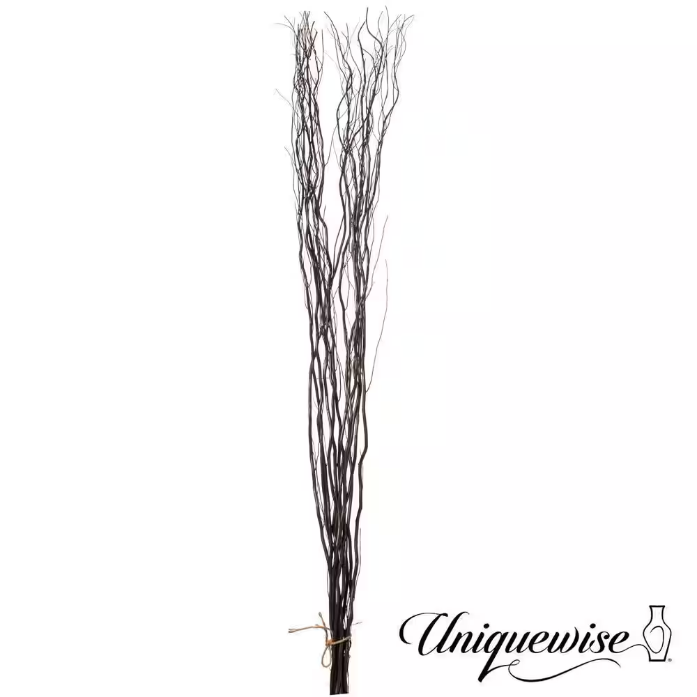 12-Pieces Natural Dry Branches Authentic Willow Sticks, Home and Wedding Craft 59 In, Vase Filler Garden Hotel Decor