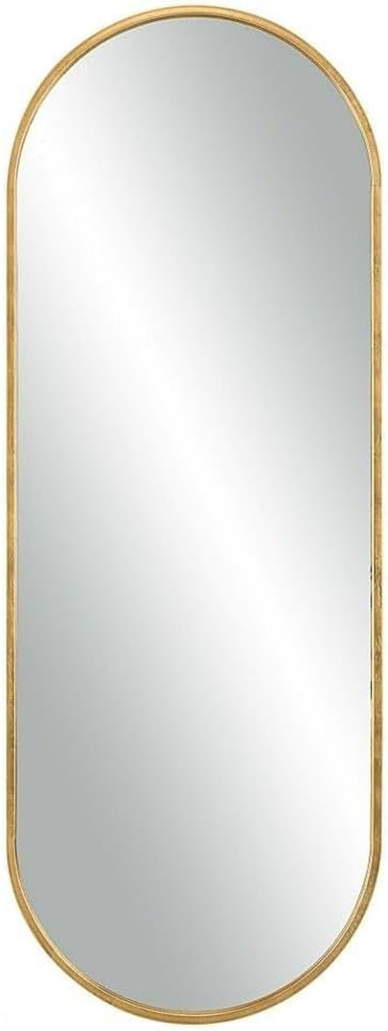 Elegant Gold Leaf Tall Mirror - 60