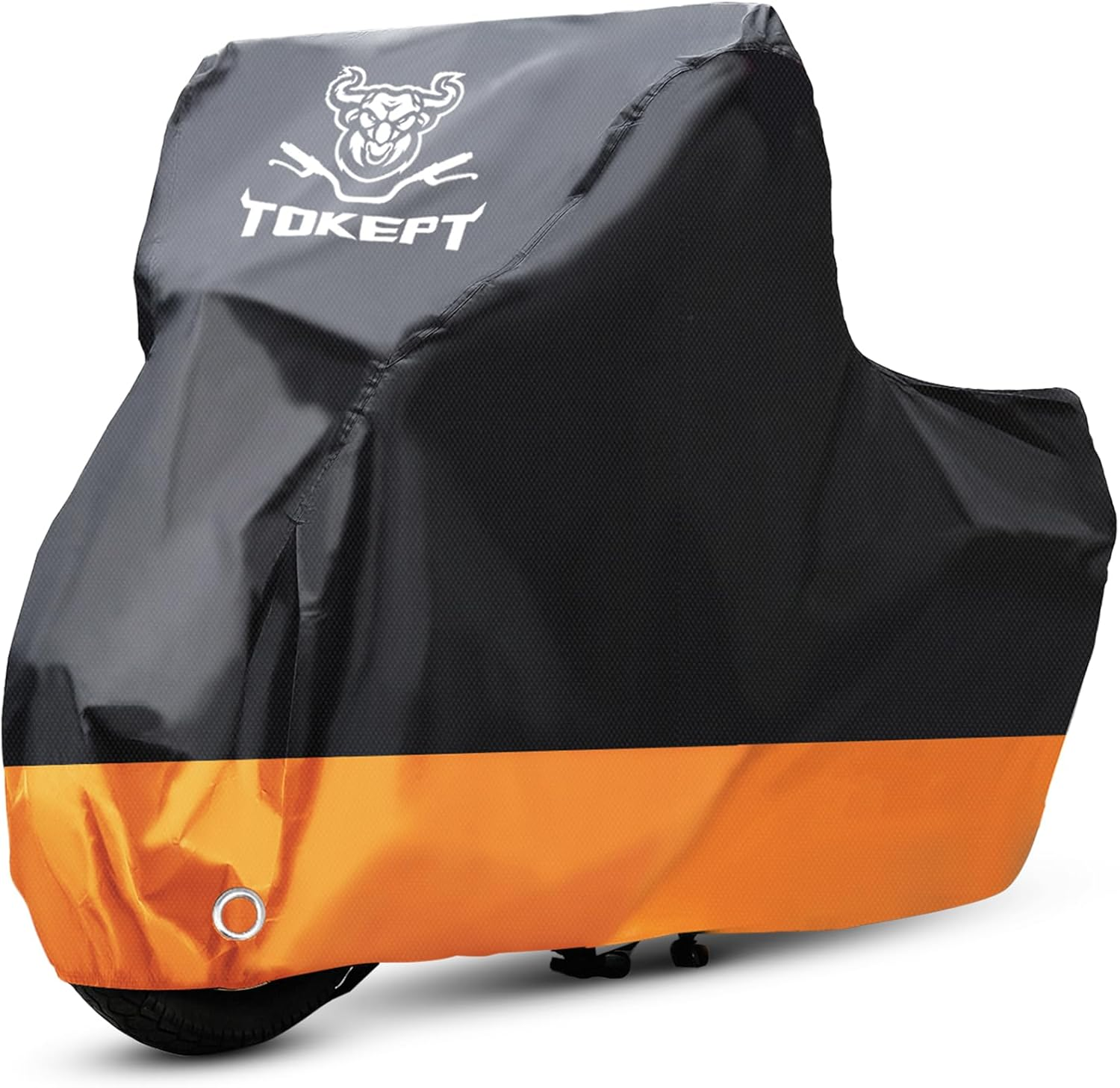116 Inch Motorcycle Cover, All-Season Waterproof Outdoor Sun Protection Fit