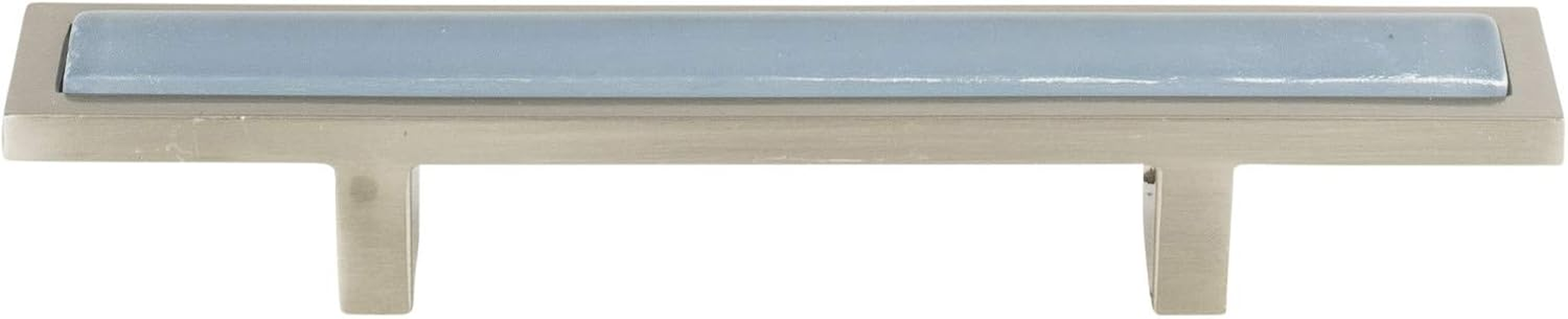 231-BLU-BRN Spa Blue, 3 Inch (76Mm) Pull, Brushed Nickel