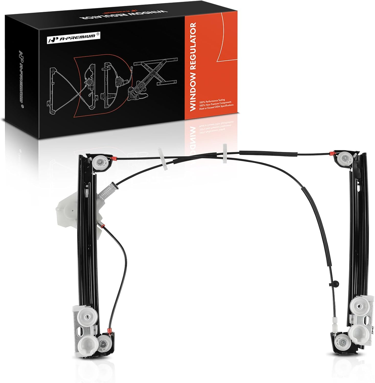 Power Window Regulator without Motor Compatible with Mini Cooper 2002-2005 Front Left Driver Side
