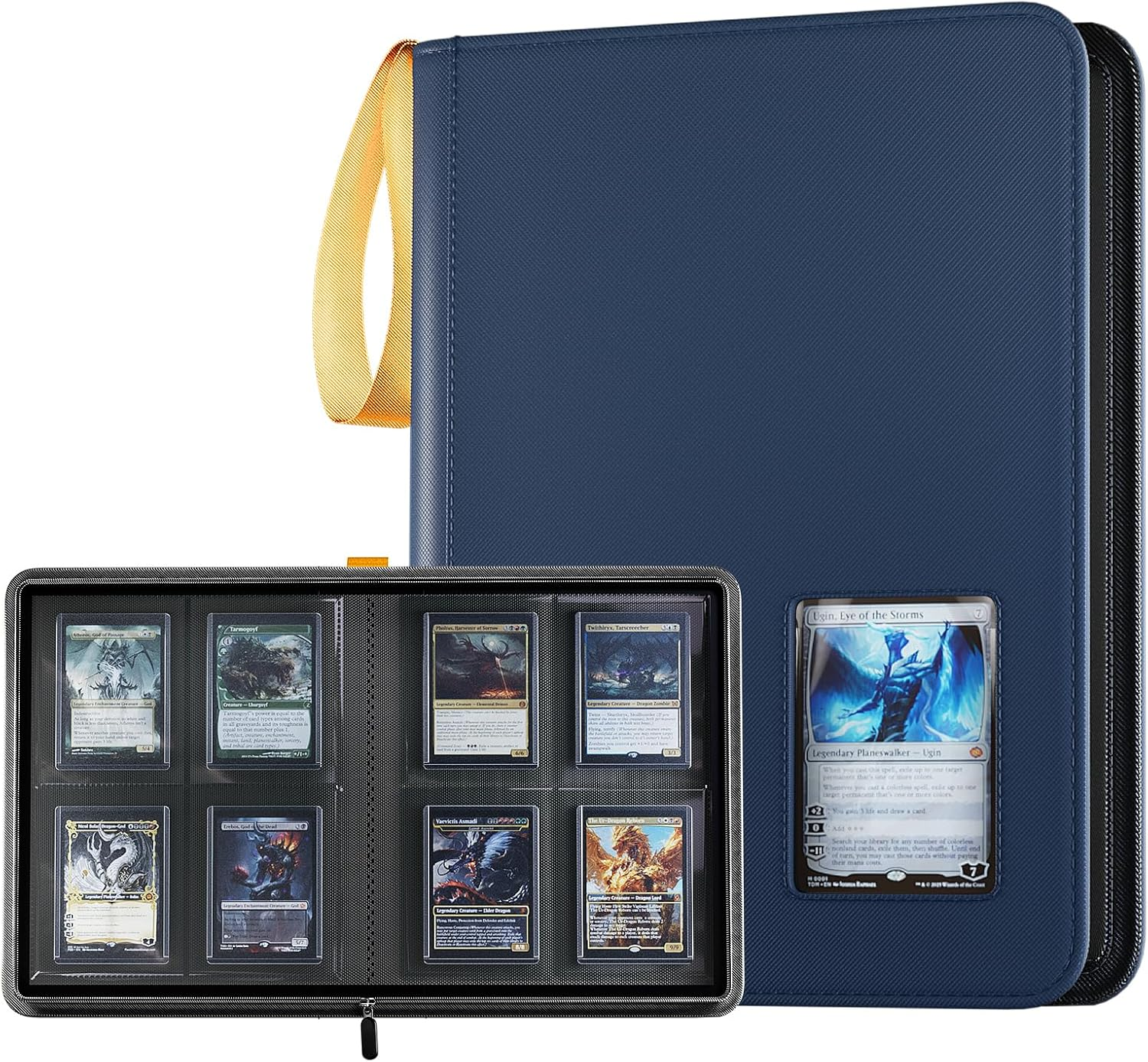4 Pocket Top Loader Binder, Holding 144 Cards in 3