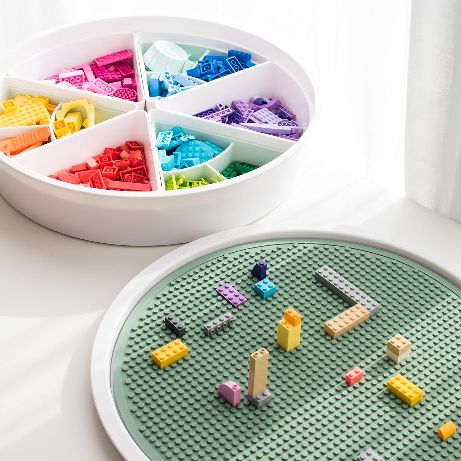 Inspire My Play - Silicone Building Blocks Baseplate - Compatible with All Ma... - Picture 8 of 14