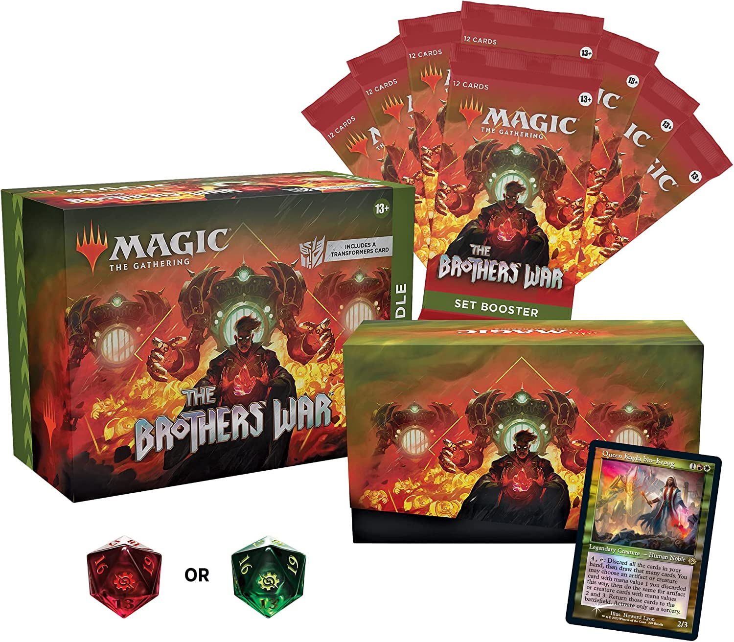 Magic the Gathering the Brothers War Bundle | Transformers Card, 8 Set Boosters, Magic the Gathering the Brothers War Bundle | Transformers Card, 8 Set Boosters,