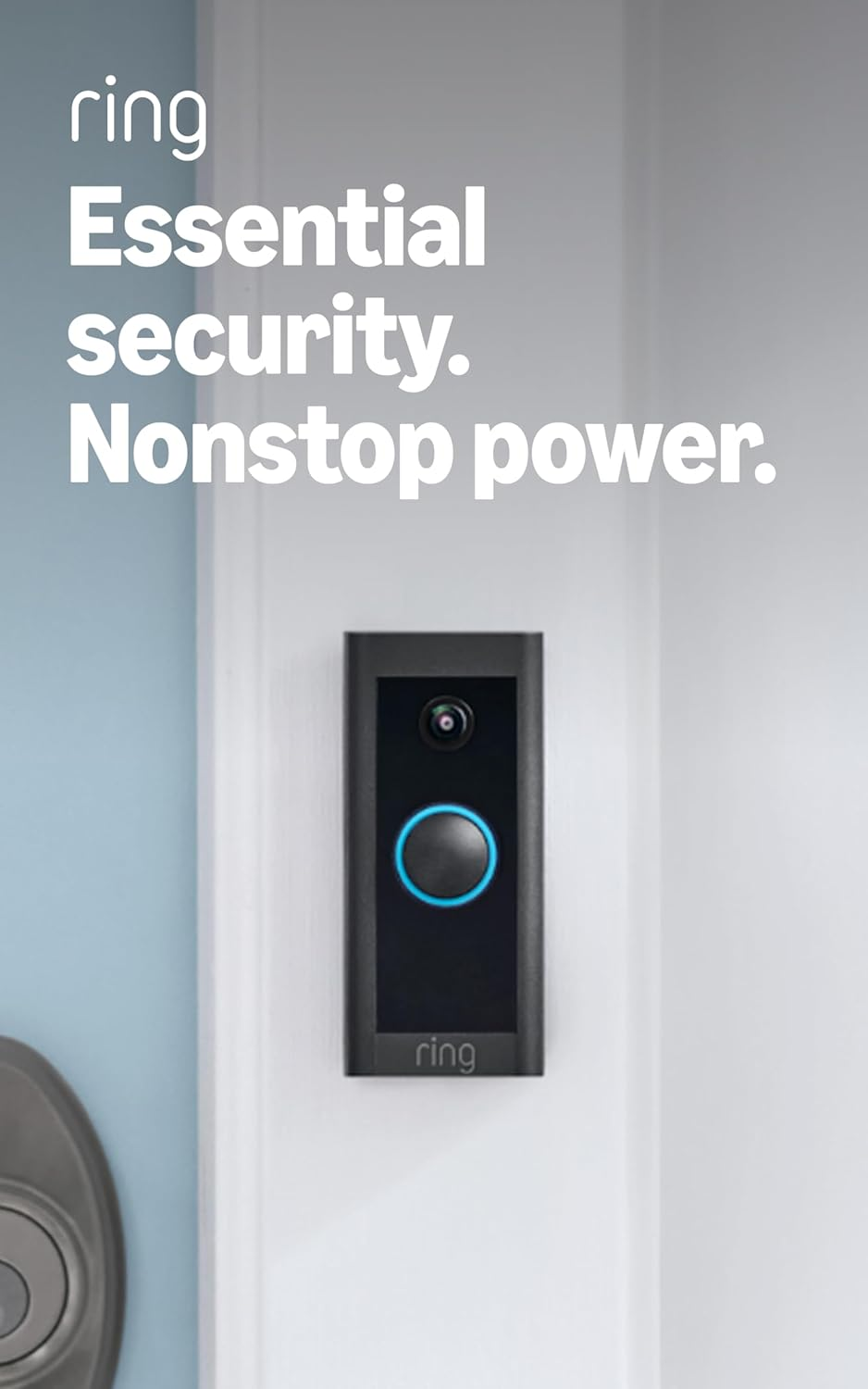 Video Wired Doorbell (Newest Model), Home or Business Security, Two-Way Talk, Advanced Motion Detection, HD Camera and Real-Time Alerts to Monitor Your Front Door (Wi Required)