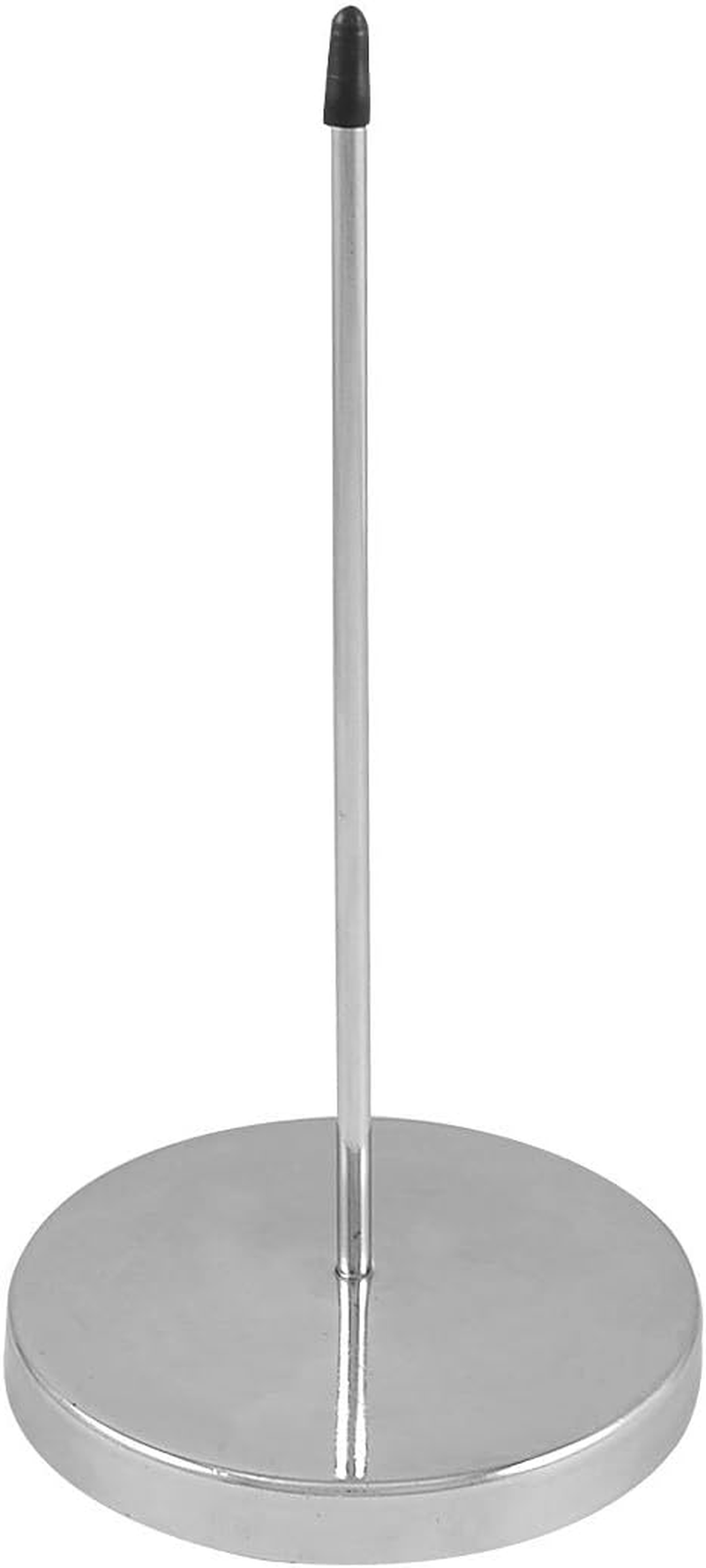 1 Pack Receipt Holder Spike, Restaurant Ticket Spike, Stainless Steel Bill Fork Check Spindle Memo Holder Spike Stick with Solid Base