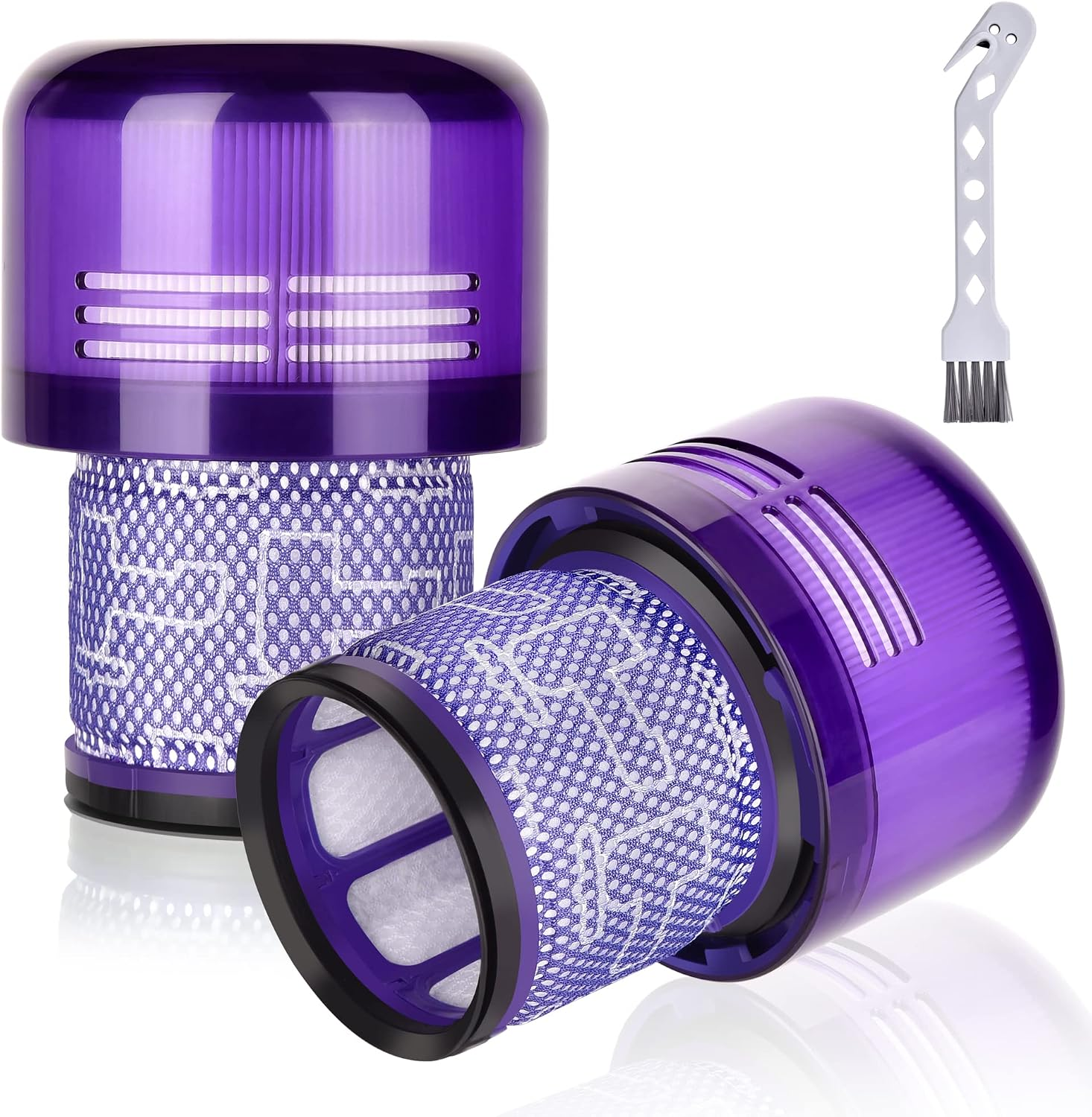 Filter Replacement for Dyson V11 Animal V11 Torque Drive Complete V15 Detect Cordless Vacuum Cleaner, Compare to Part No. 970013-02 (2 Pack Filters)