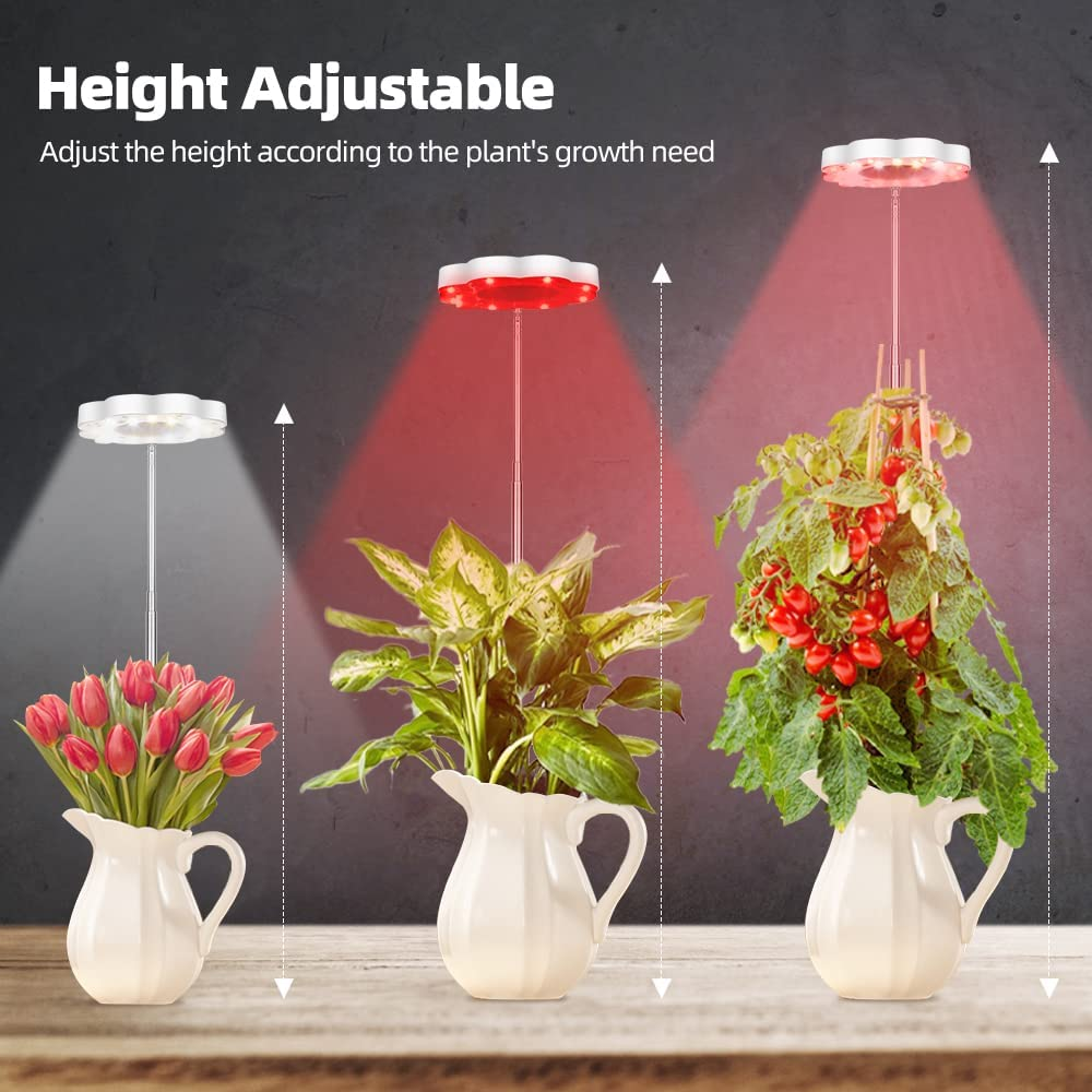 CANAGROW Full Spectrum Small Desk Plant Light - 6500K White Gooseneck Growing... - Picture 5 of 14