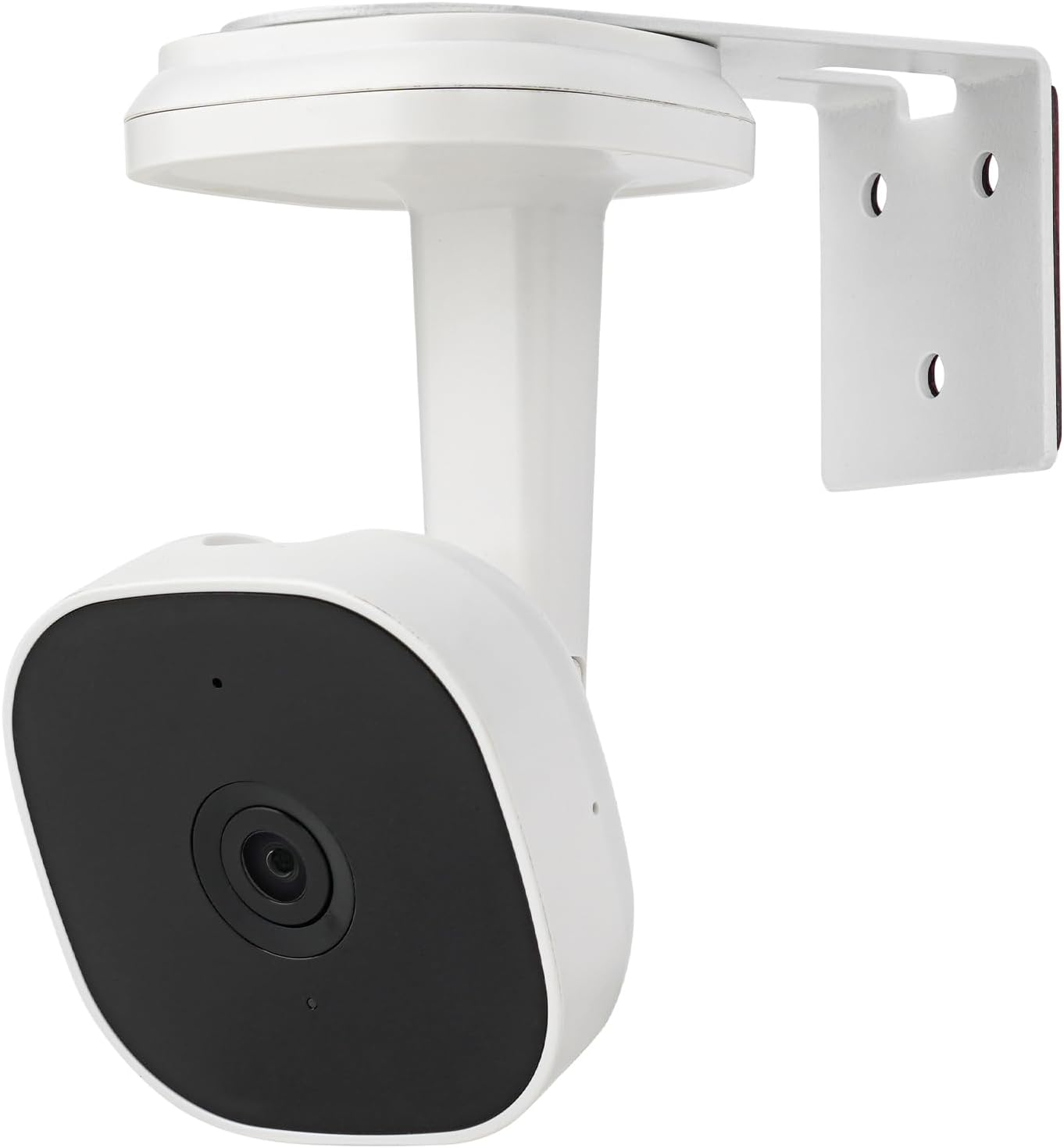 Metal Wall Mount for Myq Smart Garage Security Camera, No Drill White
