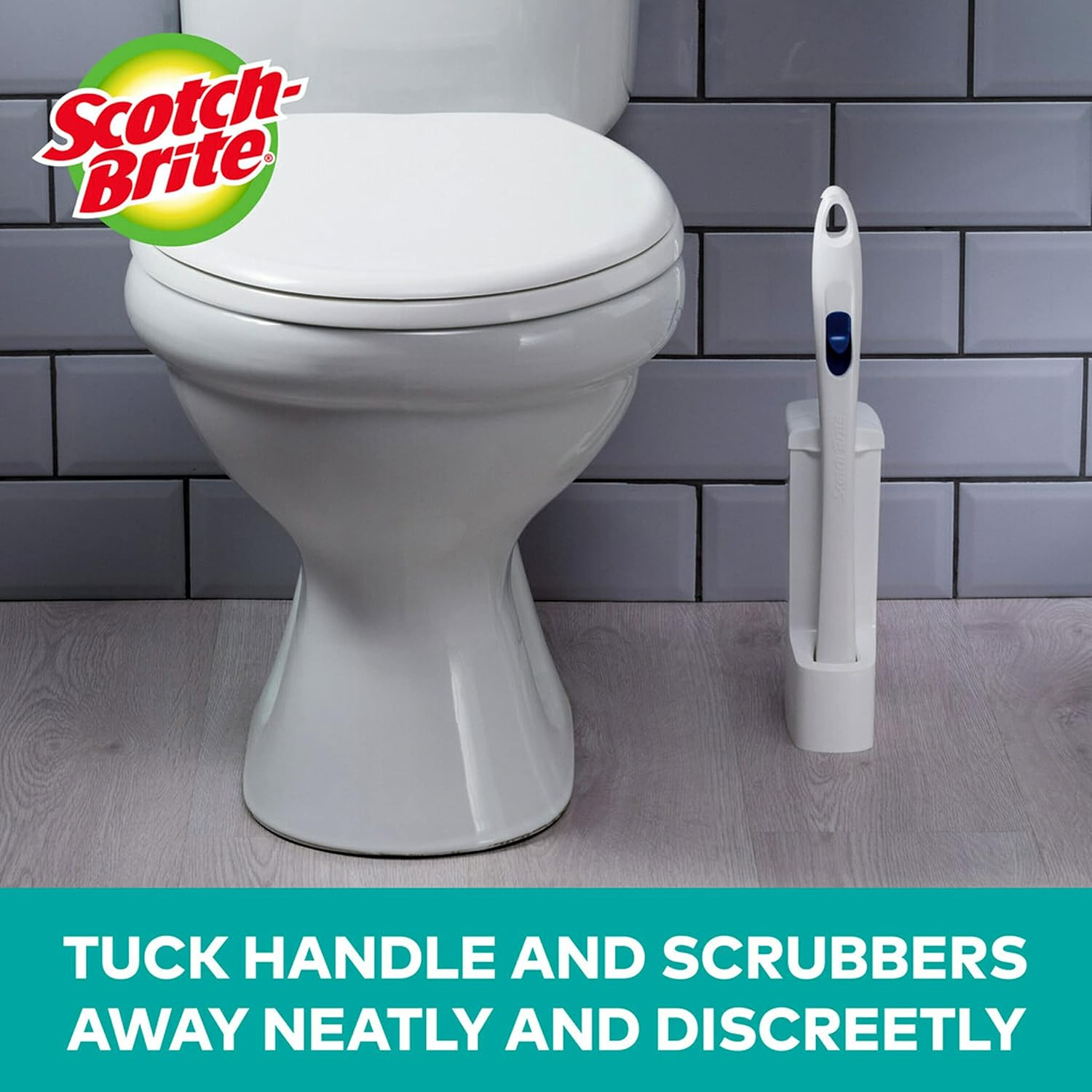 Scotch-Brite Disposable Toilet Scrubber Starter Kit – Includes 1-Handle with ... - Picture 7 of 14