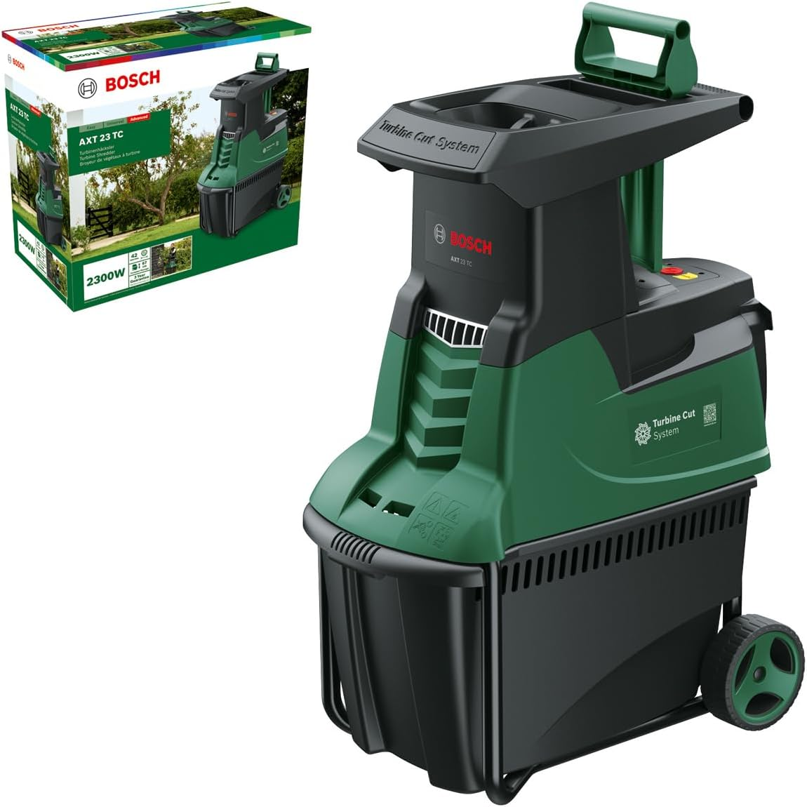 Bosch 2200W Corded Electric Rapid Garden Shredder Chipper Mulcher (AXT Rapid ... - Picture 12 of 13