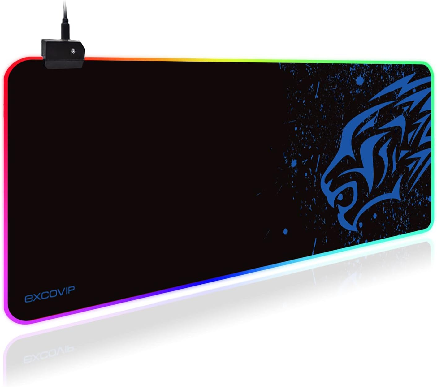 Exco Extended Gaming Mouse pad, 90 x 40 cm XXL Mousepad with Non-Slip Rubber ... - Picture 9 of 16