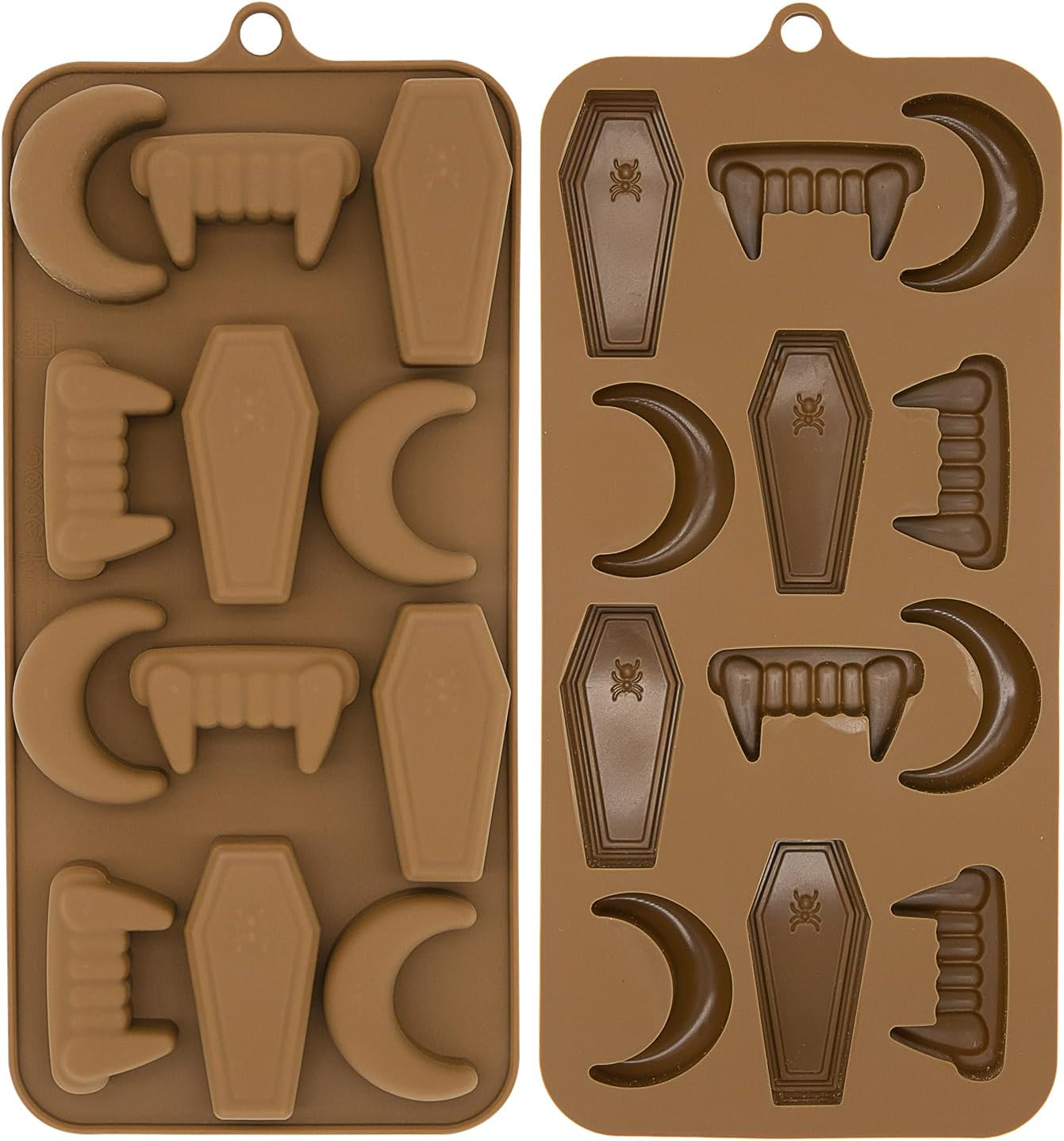 ALLY-MAGIC Halloween Silicone Skull Ice Cube Moulds Candy Molds Fondant Mould... - Picture 9 of 14