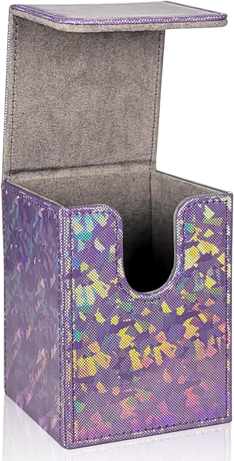 Dmoicols Sparkly Card Deck Box Holds 100+ Single Sleeved Cards ,Leather Card ... - Picture 2 of 19