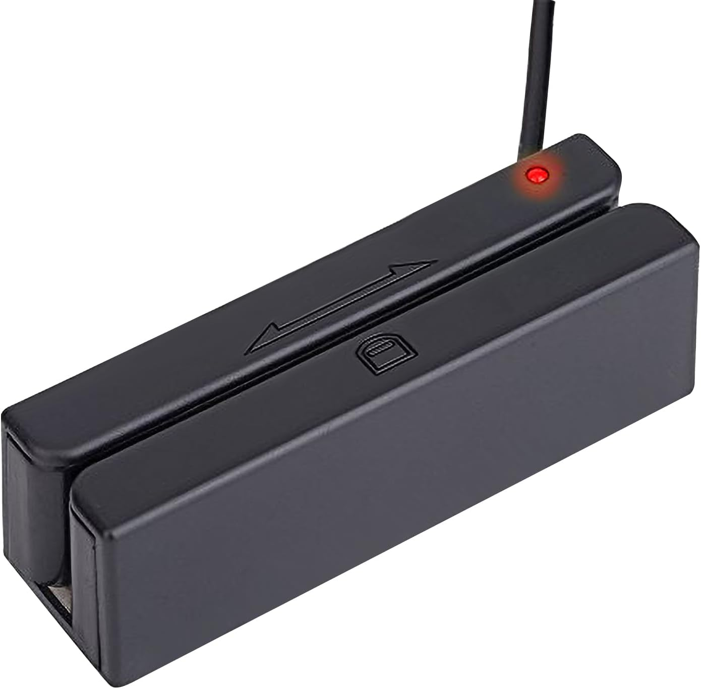 USB Magnetic Stripe 3-Track POS Credit Card Reader Swiper - Magstripe Swipe Card Reader