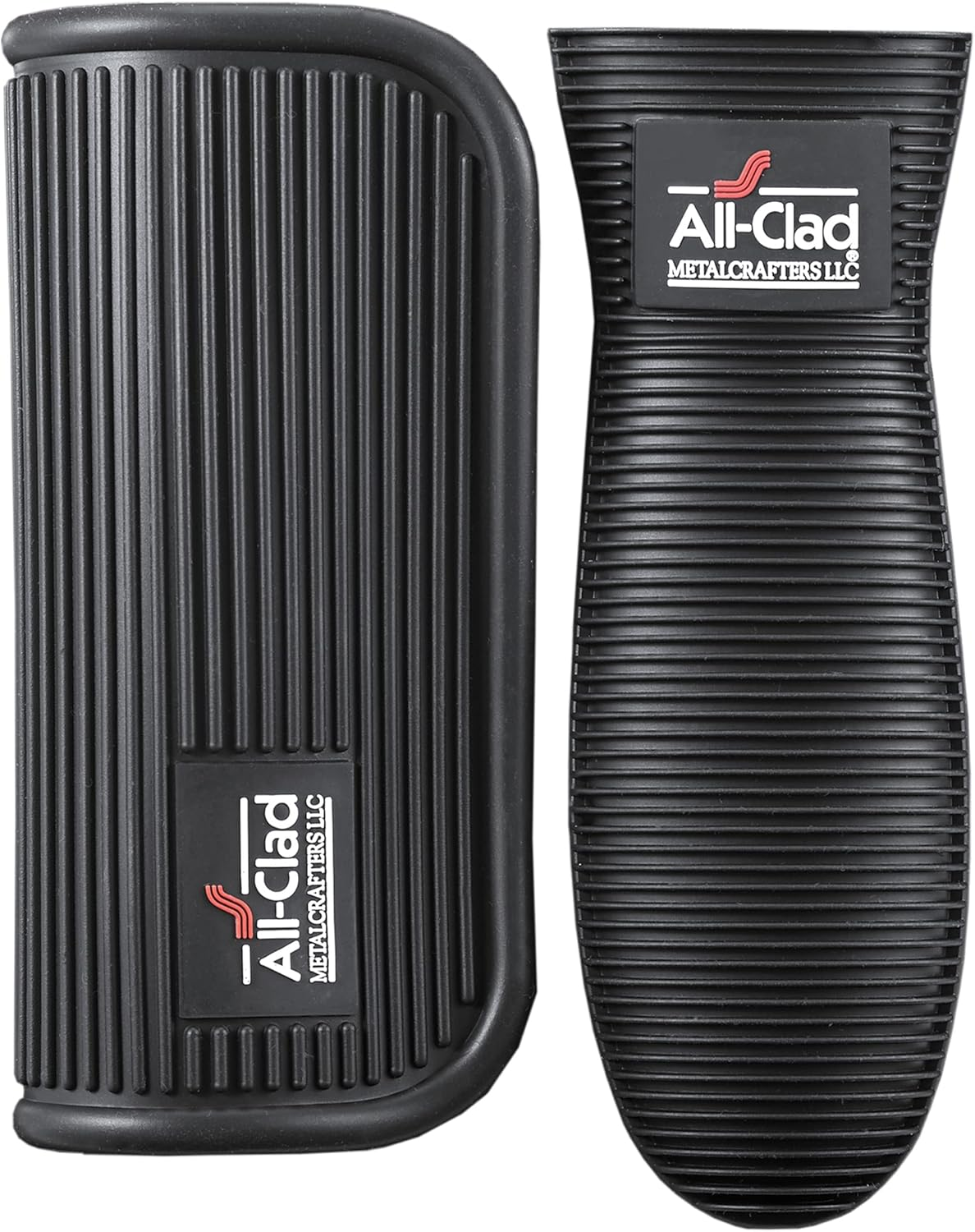 All-Clad Silicone Grip Set: 100% Silicone Flexible & Heat Resistant Ribbed Grip 