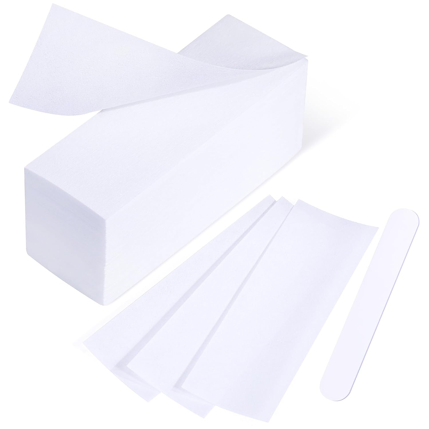 200 Pieces Large Non-Woven Wax Strips for Body and Facial Hair Removal,...