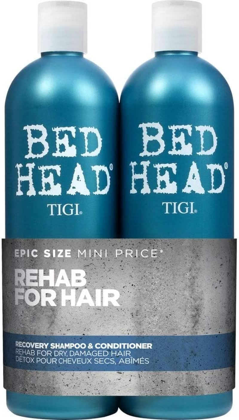 Recovery Moisture Shampoo and Conditioner Set for Dry Damaged Hair, 2X750 Ml .