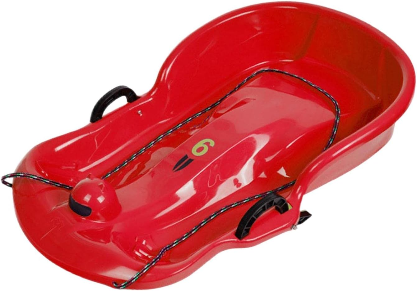 Hellery Winter Snow Sled Sleigh Sledding Toboggan Skiing Downhill Sleds Ski B... - Picture 2 of 14