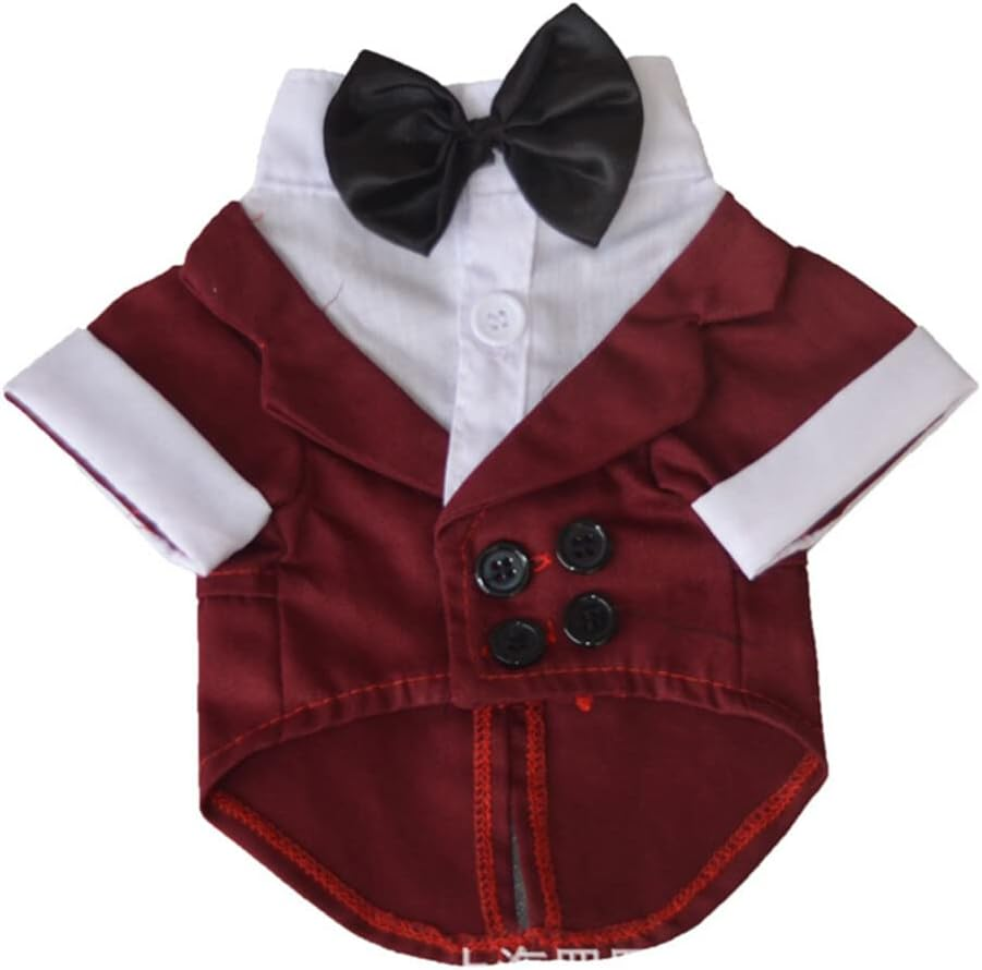 Dog Wedding Dress Costume Roleplay Costume Dog Shirt British Style Pet Dog We... - Picture 15 of 20