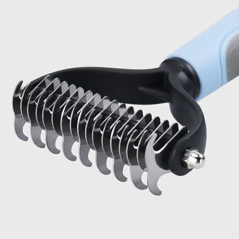 Dog Pet Cat Grooming Comb Brush Undercoat Rake Dematting Deshedding Trimmer, ... - Picture 4 of 10
