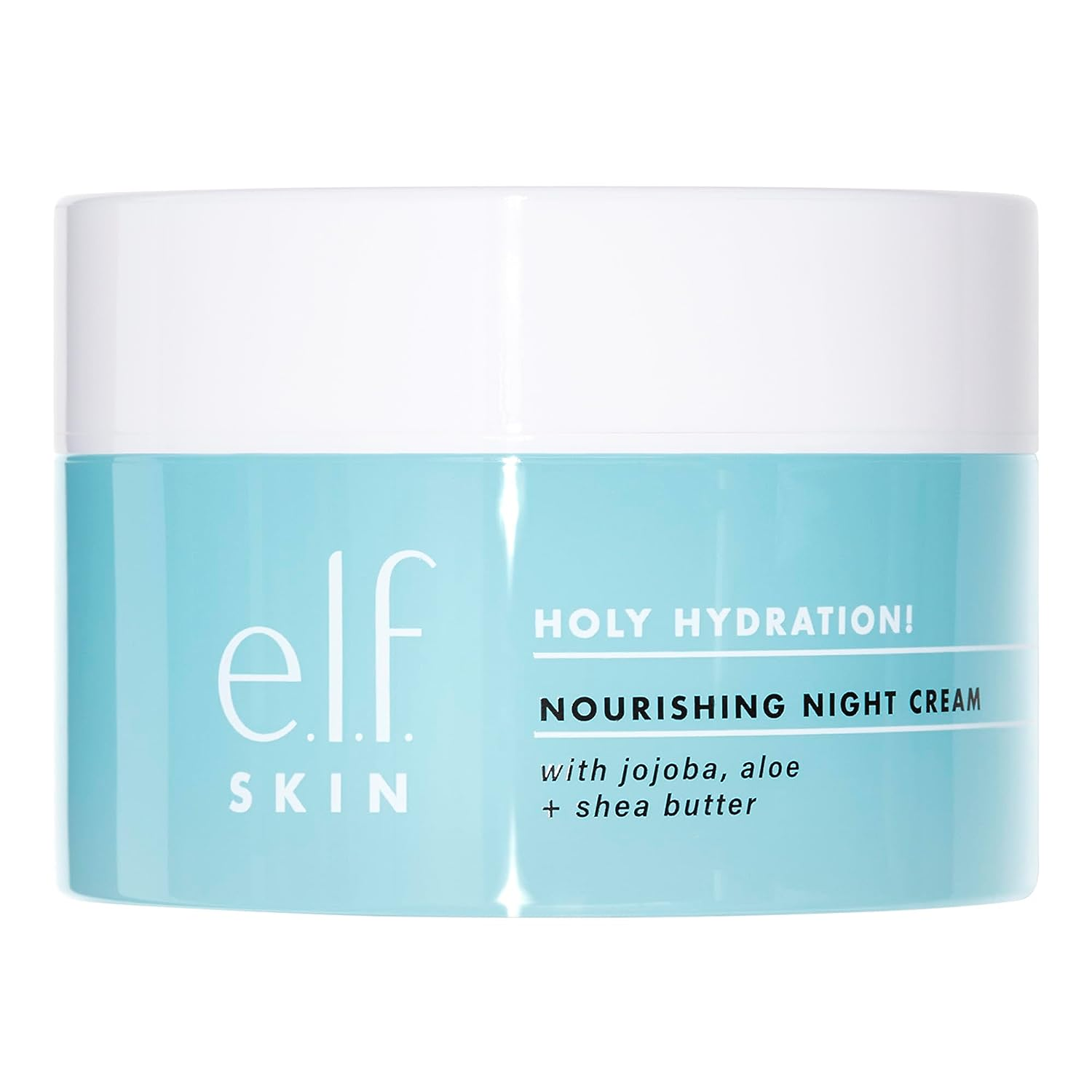 E.L.F. SKIN Holy Hydration! Nourishing Night Cream, Ultra-Hydrating Moisturizer, Infused with Shea Butter, Soothes Skin, 1.76 Oz (Packaging May Vary)