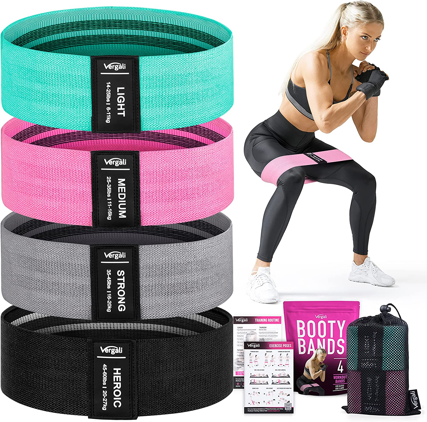 Resistance Bands for Working Out with Workout Bands Booty