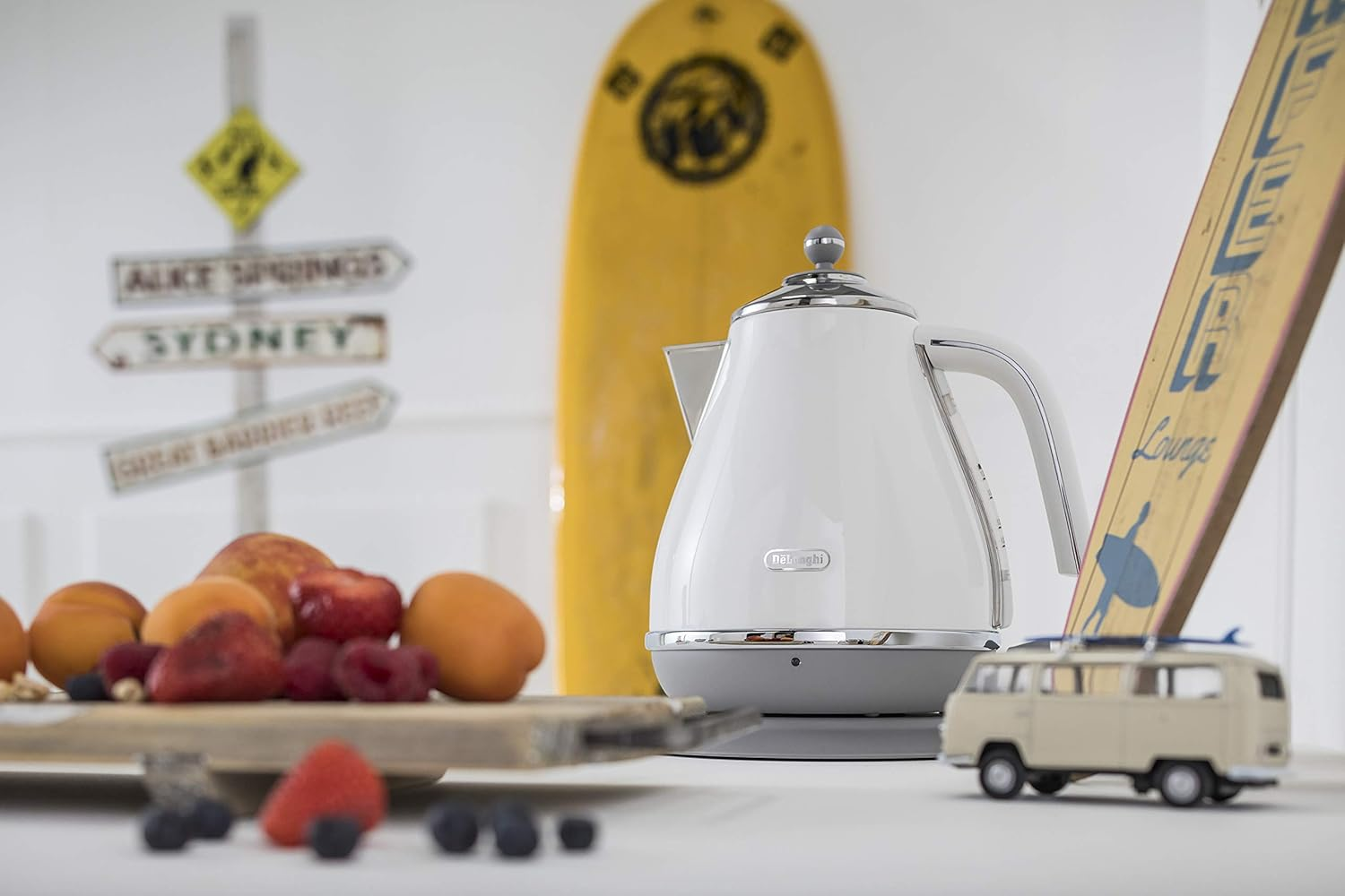 De'Longhi Icona Capitals Electric Kettle KBOC2001W, 1.7L Capacity, 360-Degree... - Picture 4 of 19