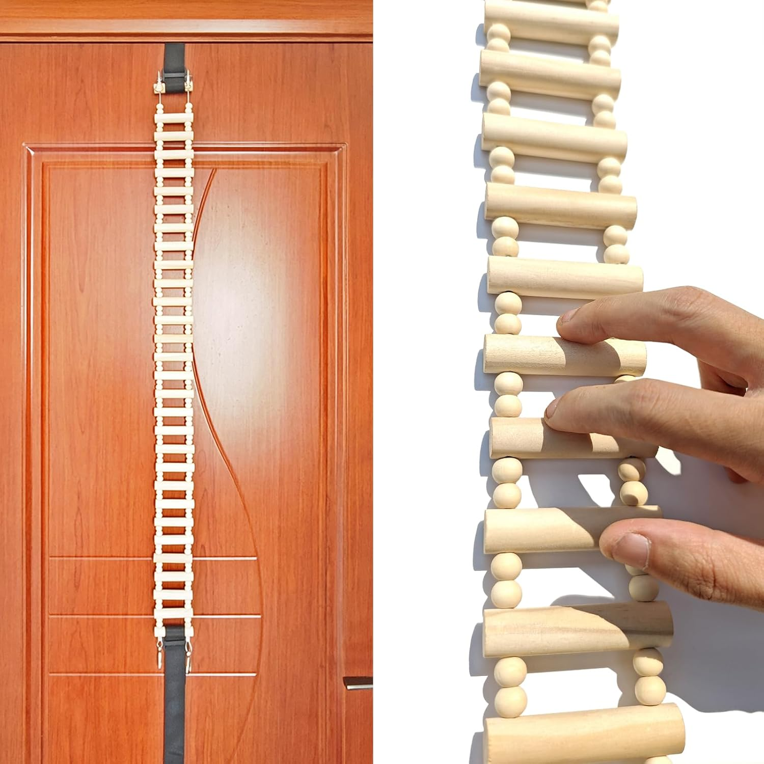 Physical Therapy Finger Ladder for Shoulder Rehab, over Door/Wall Finger Ladder 