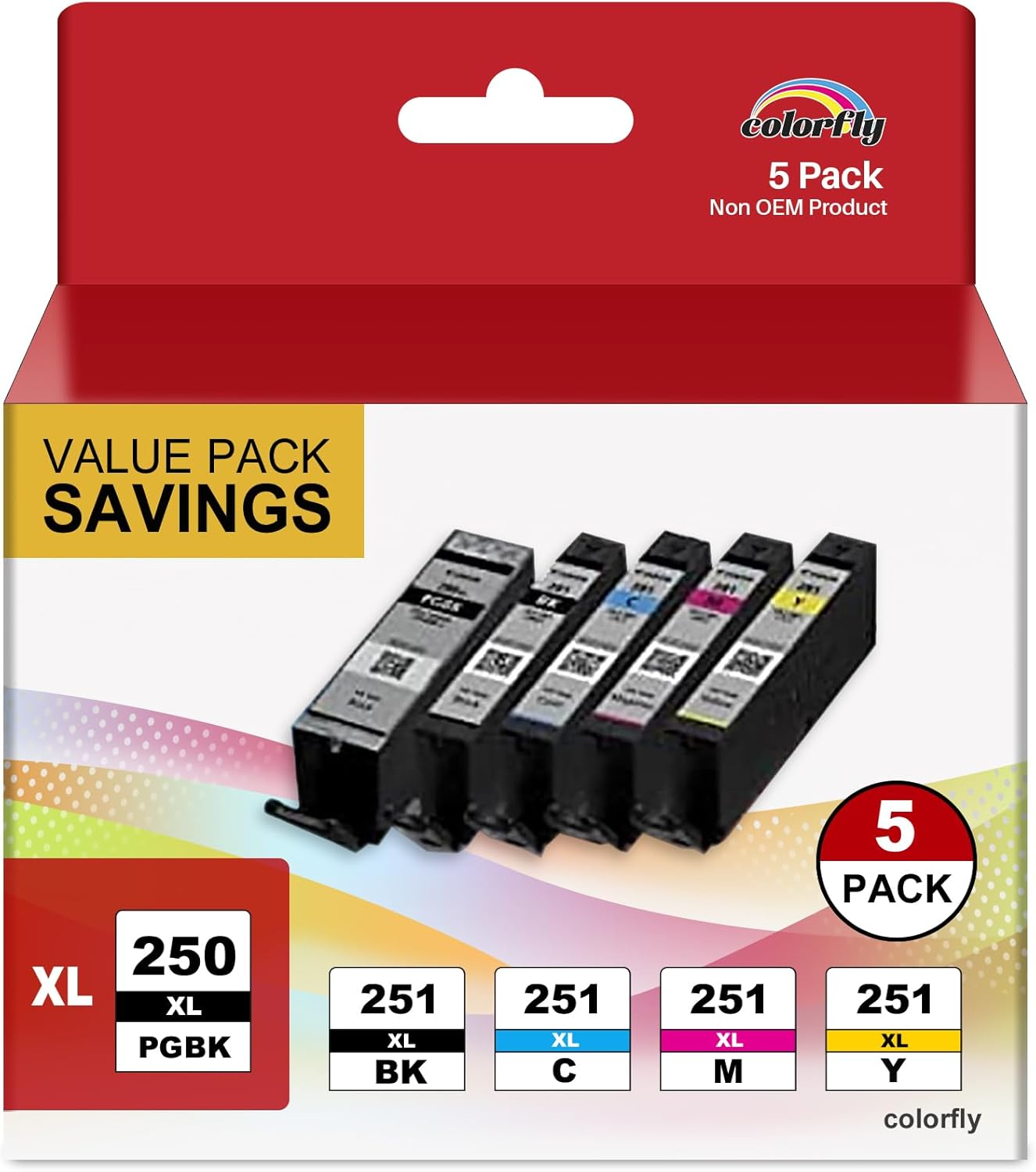 PG645XL CL646XL Ink Cartridges Replacement Canon Combo Pack PG-645 & CL-646 I... - Picture 9 of 16